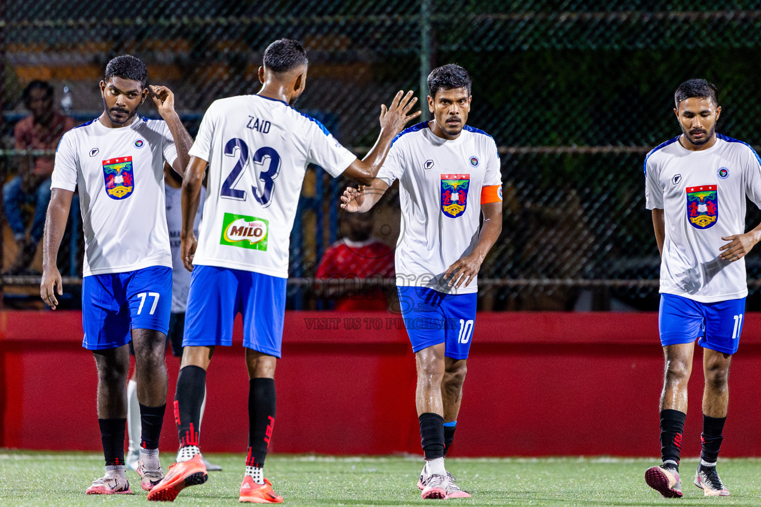 Police Club vs Trade Club in Day 13 of Office League 2025 was held on Monday, 28th April 2025 in Hulhumale', Maldives. Photos: Nausham Waheed / images.mv