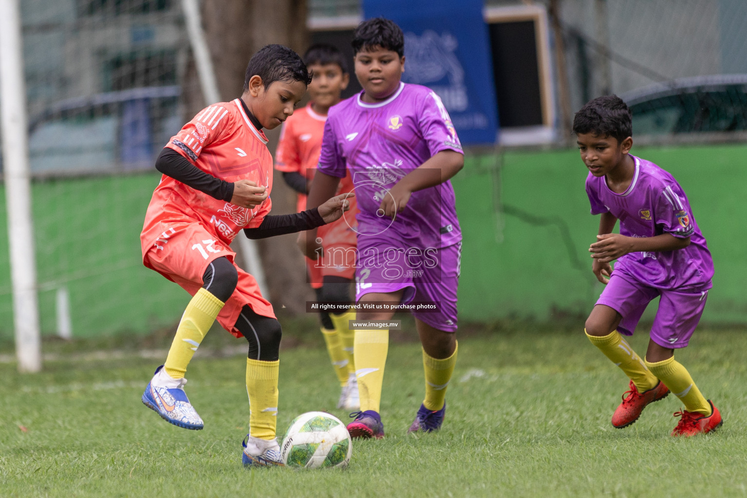 Day 1 of Nestle kids football fiesta, held in Henveyru Football Stadium, Male', Maldives on Wednesday, 11th October 2023 Photos: Shut Abdul Sattar/ Images.mv