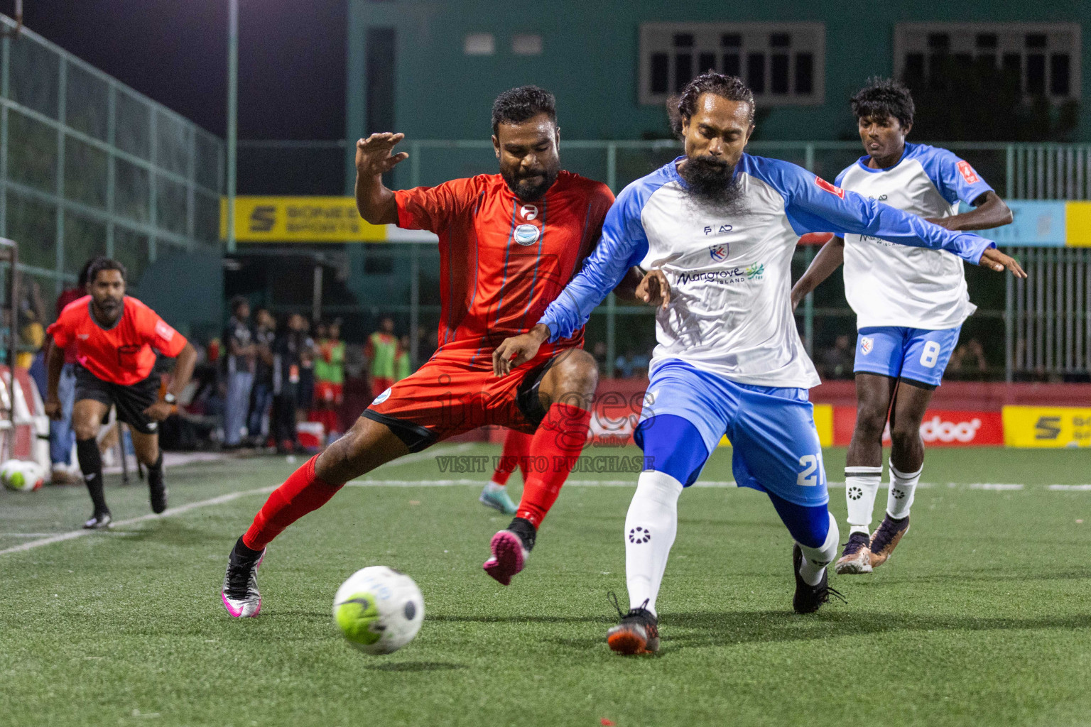 N Maafaru  vs N Kendhikulhudhoo in Day 3 of Golden Futsal Challenge 2024 was held on Wednesday, 17th January 2024, in Hulhumale', Maldives Photos: Nausham Waheed / images.mv