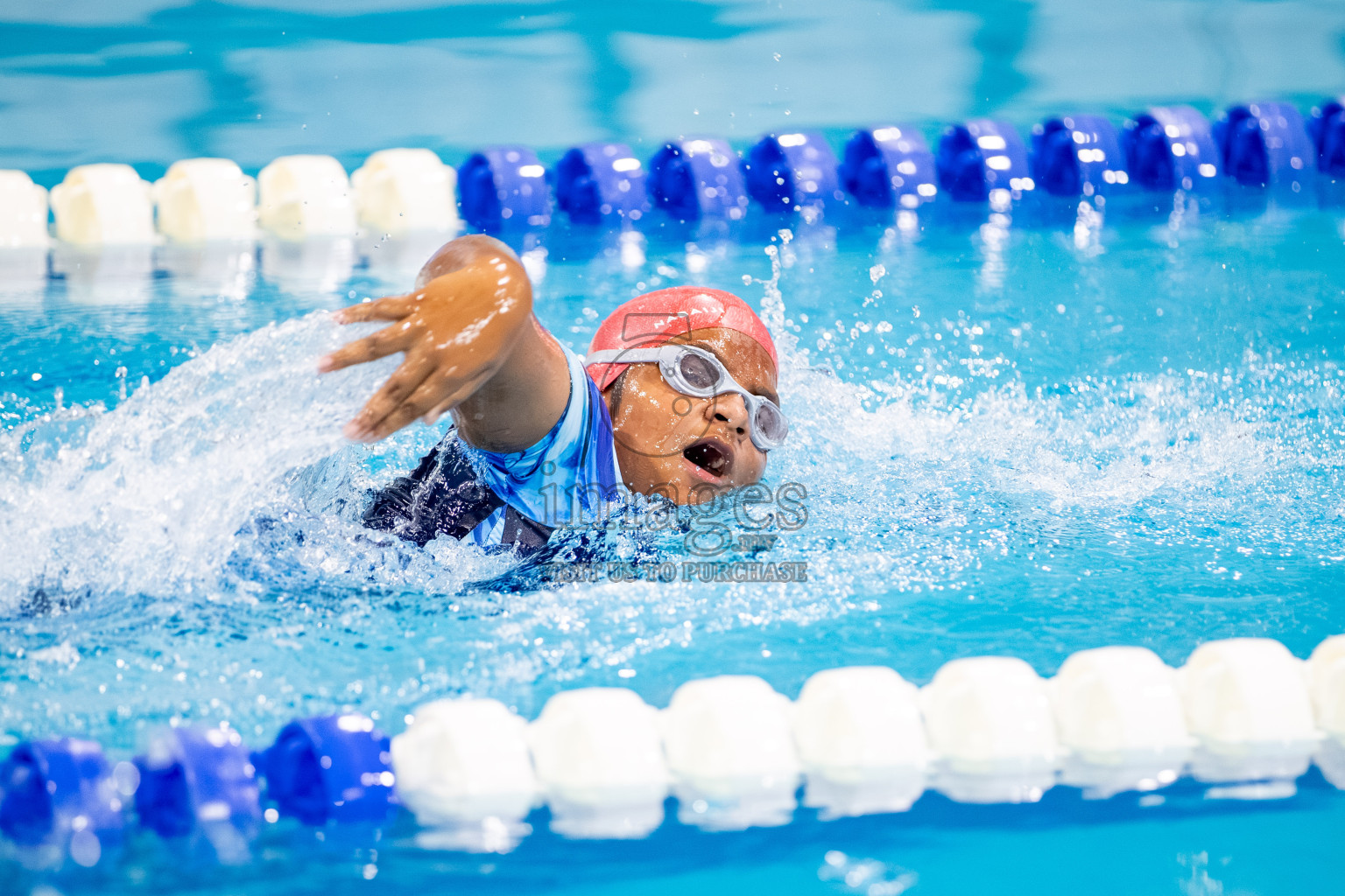 Day 3 of BML 6th National Kids Swimming Kids Festival 2025 held in Hulhumale', Maldives on Wednesday, 5th November 2024. 

Photos: Hassan Simah / images.mv
