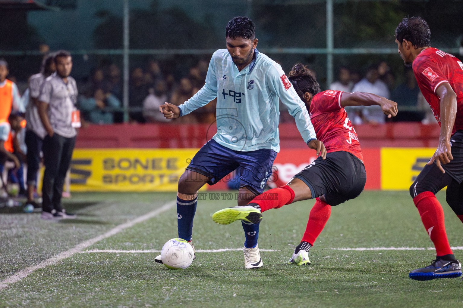 ADh Mahibadhoo vs AA Mathiveri on Day 32 of Golden Futsal Challenge 2024, held on Saturday, 17th February 2024 in Hulhumale', Maldives 
Photos: Mohamed Mahfooz Moosa / images.mv