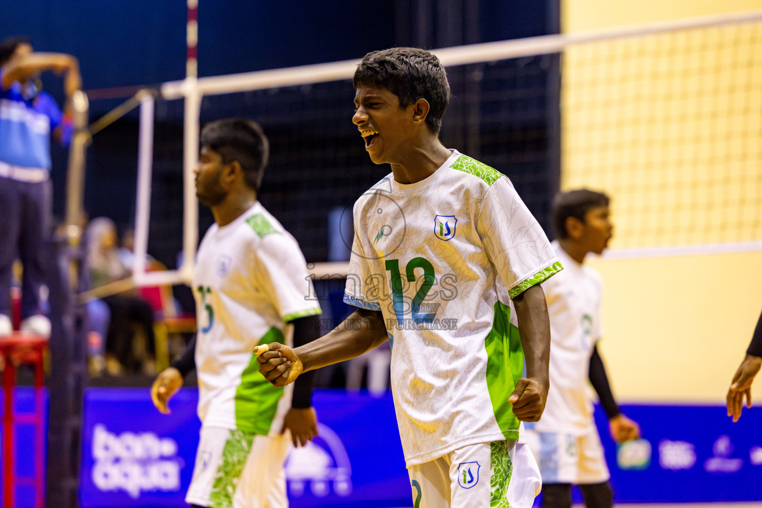 Finals of Interschool Volleyball Tournament 2024 was held in Social Center at Male', Maldives on Friday, 6th December 2024. Photos: Nausham Waheed / images.mv