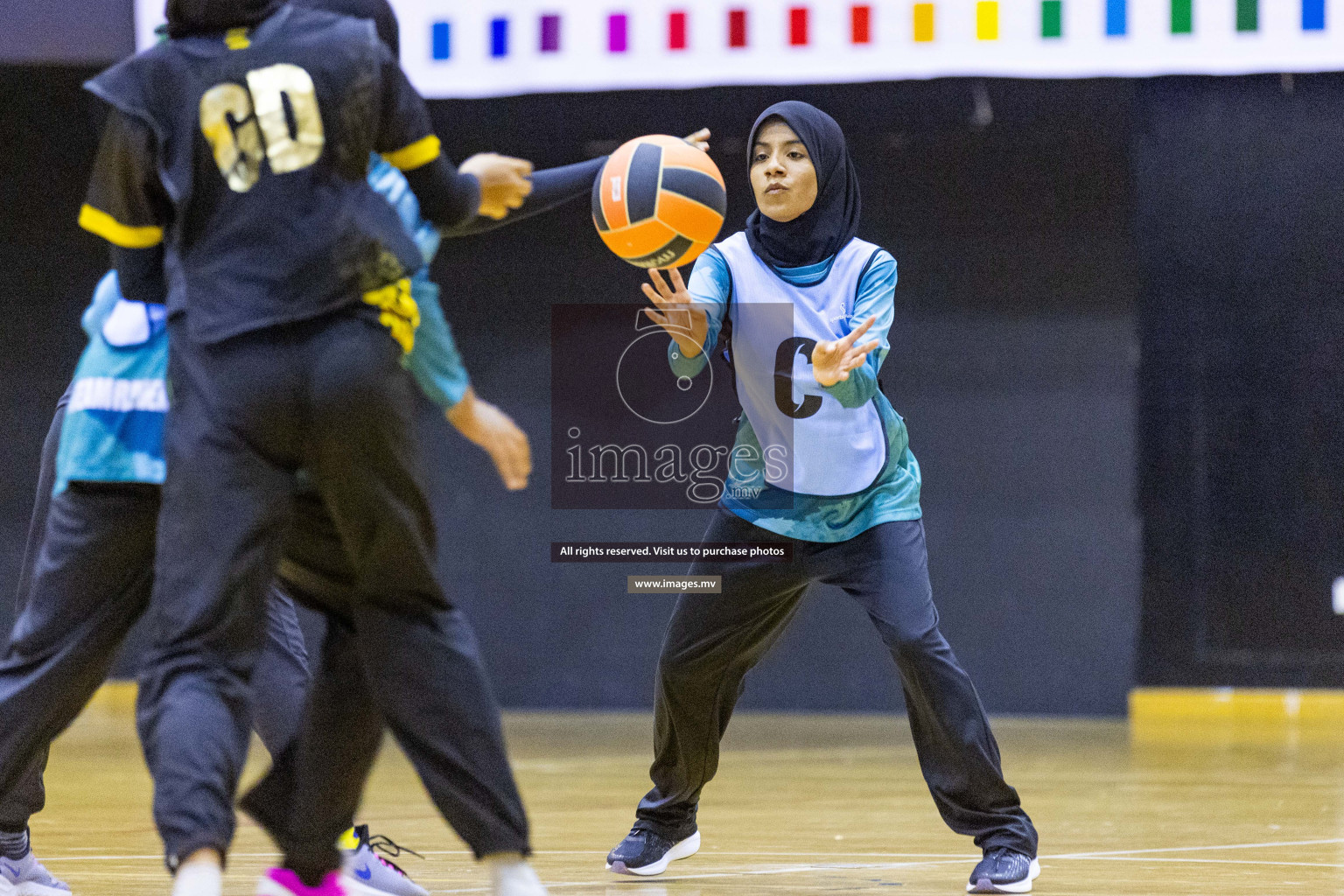 Day4 of 24th Interschool Netball Tournament 2023 was held in Social Center, Male', Maldives on 30th October 2023. Photos: Nausham Waheed / images.mv