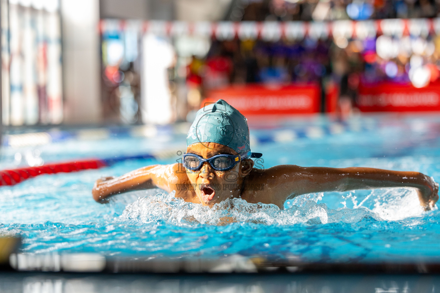 Day 1 of 20th Inter-school Swimming Competition 2024 held in Hulhumale', Maldives on Saturday, 12th October 2024. Photos: Ismail Thoriq / images.mv