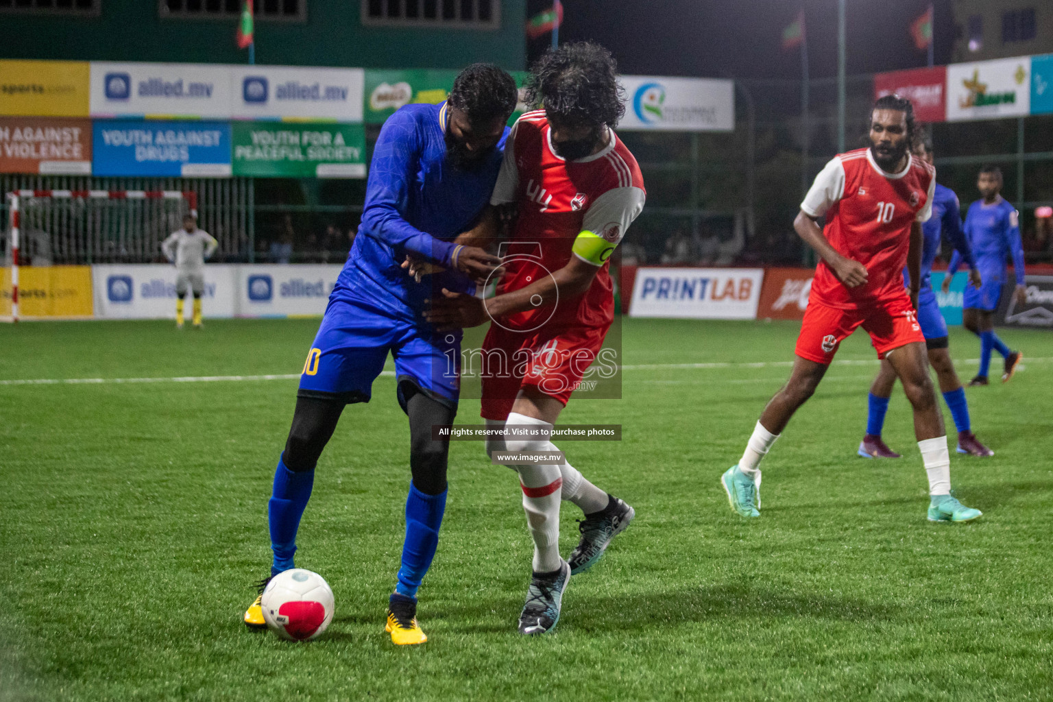 Customs RC vs Club Aasandha in Club Maldives Cup 2022 was held in Hulhumale', Maldives on Saturday, 15th October 2022. Photos: Hassan Simah/ images.mv