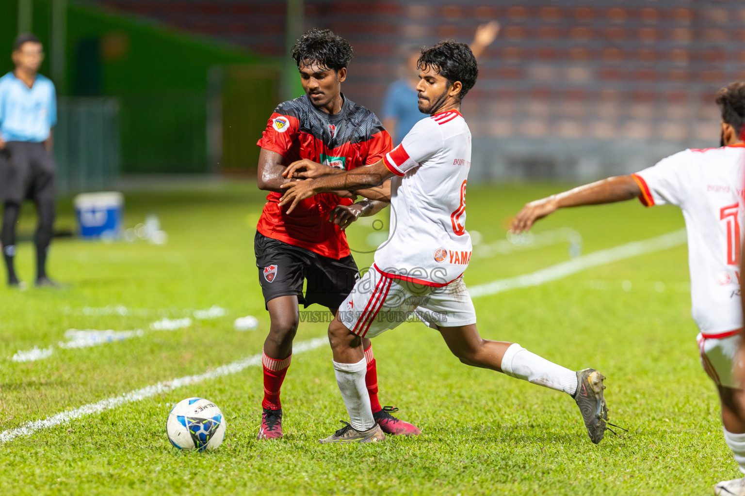 TC Sports Club vs Buru Sports Club in Under 19 Youth Championship 2024 was held at National Stadium in Male', Maldives on Wednesday, 12th June 2024. Photos: Mohamed Mahfooz Moosa / images.mv