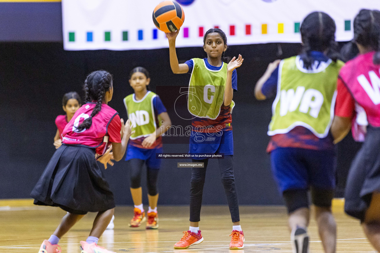 Day5 of 24th Interschool Netball Tournament 2023 was held in Social Center, Male', Maldives on 31st October 2023. Photos: Nausham Waheed / images.mv