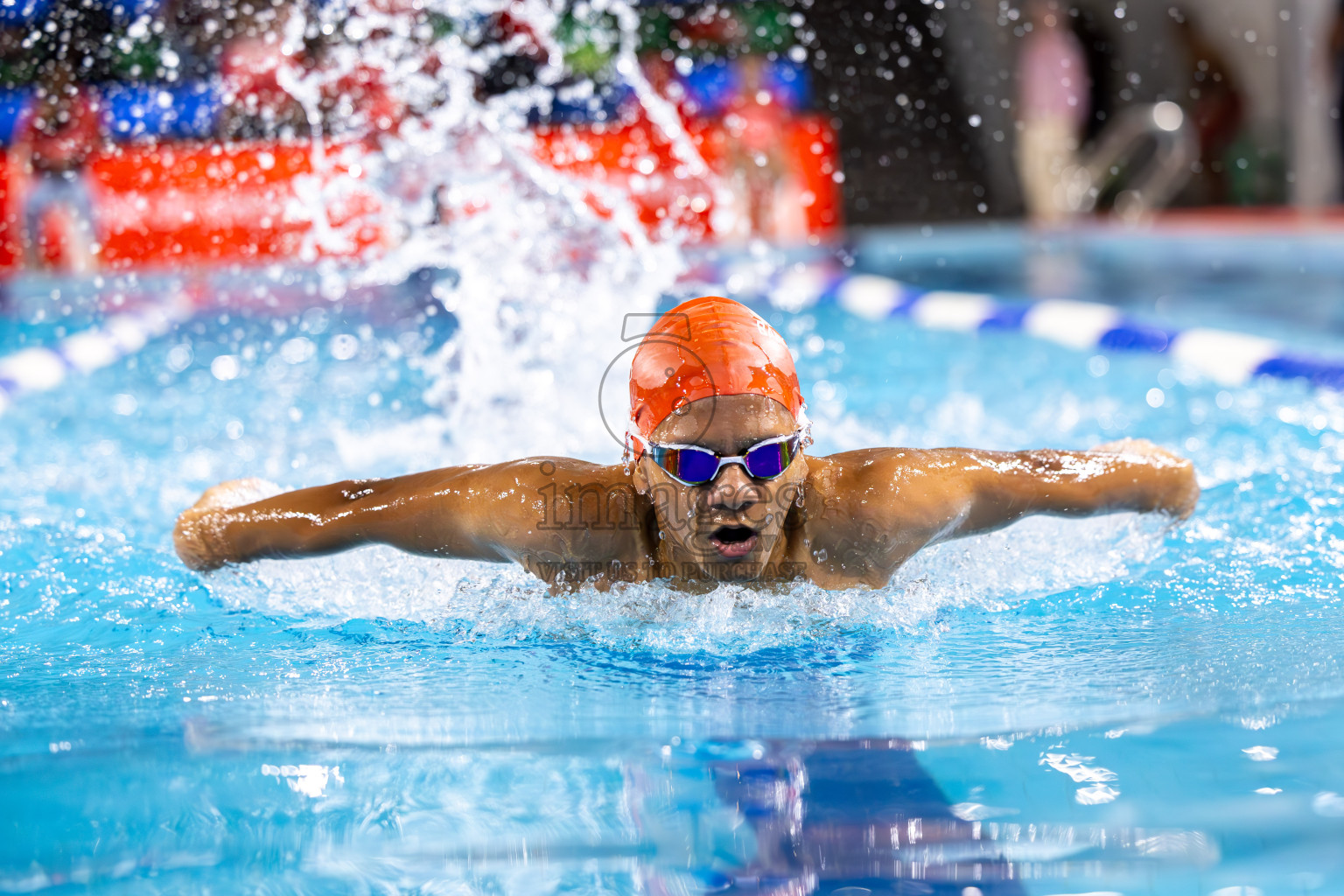 Day 2 of 20th BML Inter-school Swimming Competition 2024 held in Hulhumale', Maldives on Sunday, 13th October 2024. Photos: Ismail Thoriq / images.mv