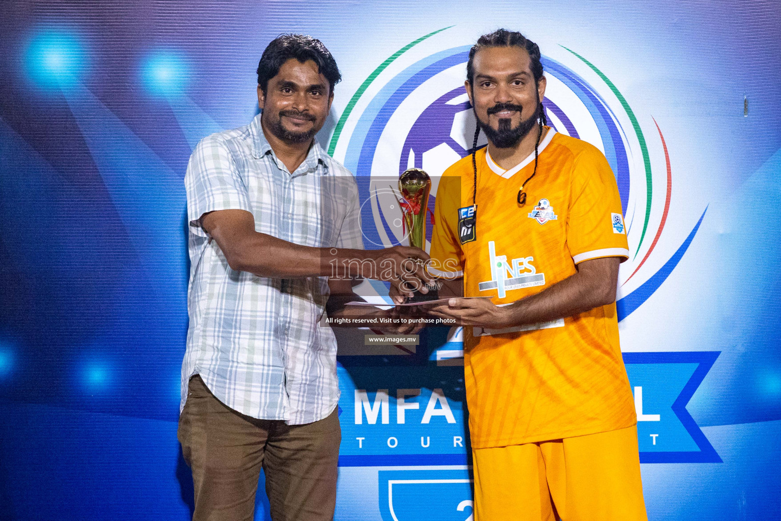 Final of MFA Futsal Tournament 2023 on 10th April 2023 held in Hulhumale'. Photos: Nausham waheed /images.mv