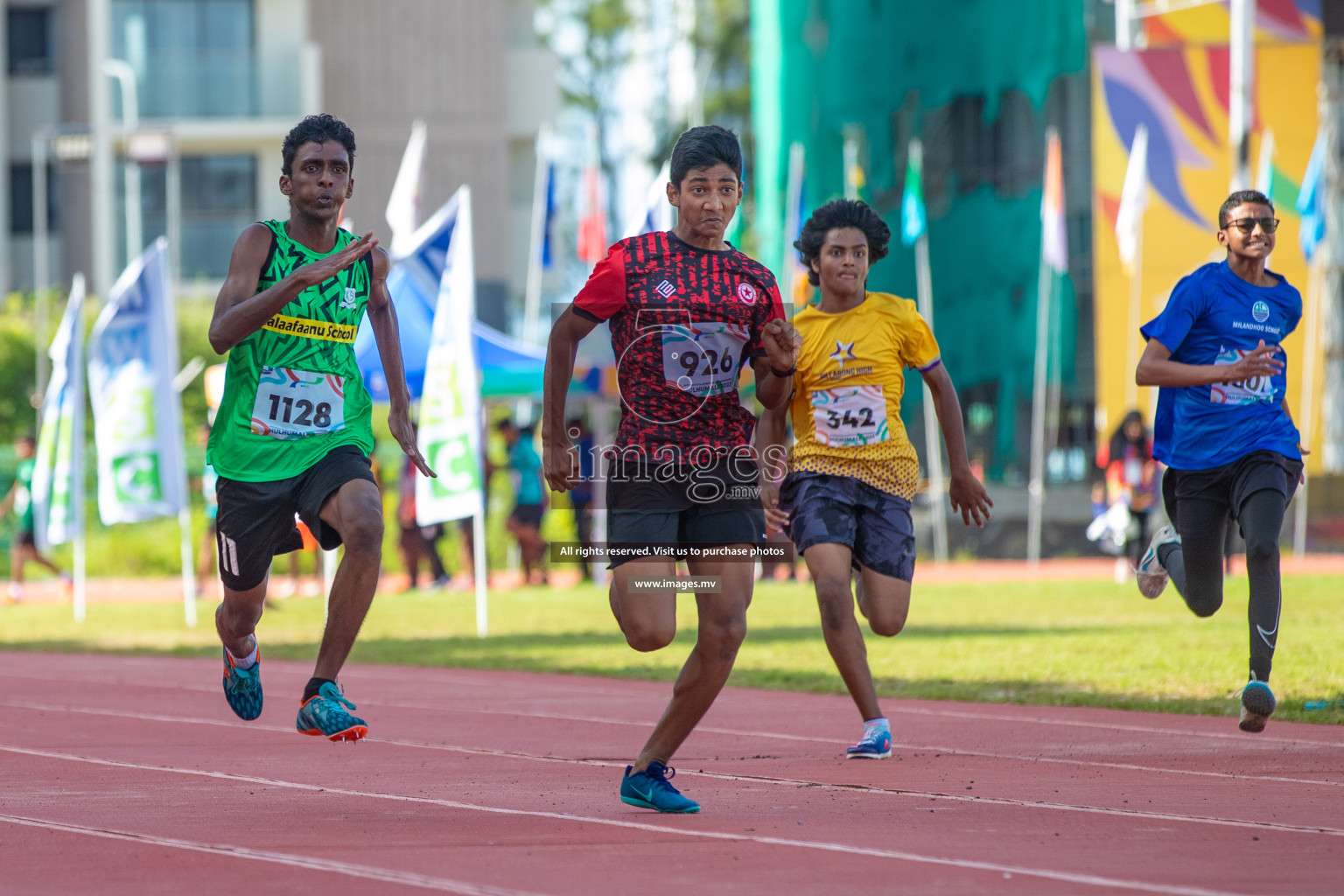 Day two of Inter School Athletics Championship 2023 was held at Hulhumale' Running Track at Hulhumale', Maldives on Sunday, 15th May 2023. Photos: Nausham Waheed / images.mv