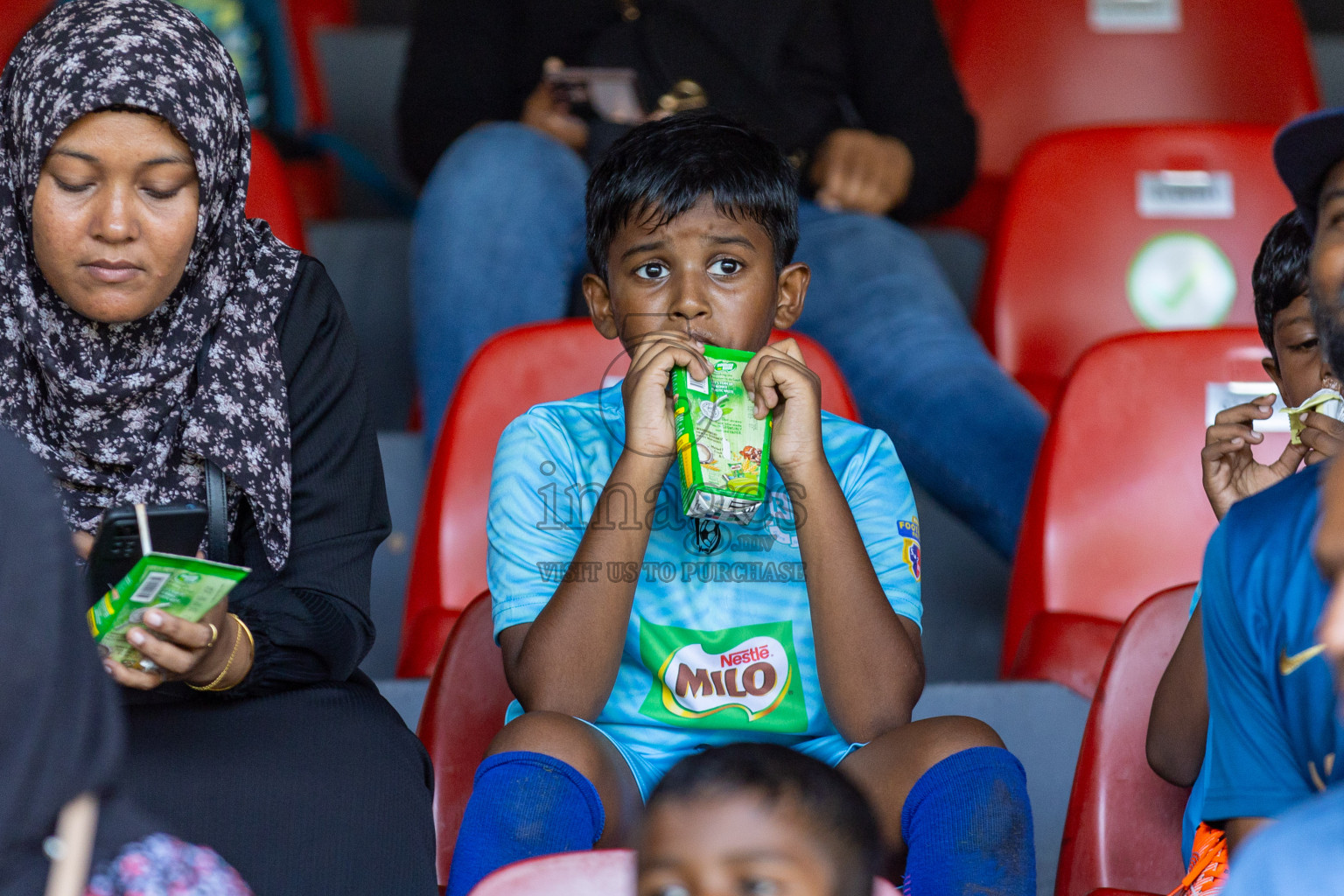 Day 2 of MILO Kids Football Fiesta was held at National Stadium in Male', Maldives on Saturday, 24th February 2024.