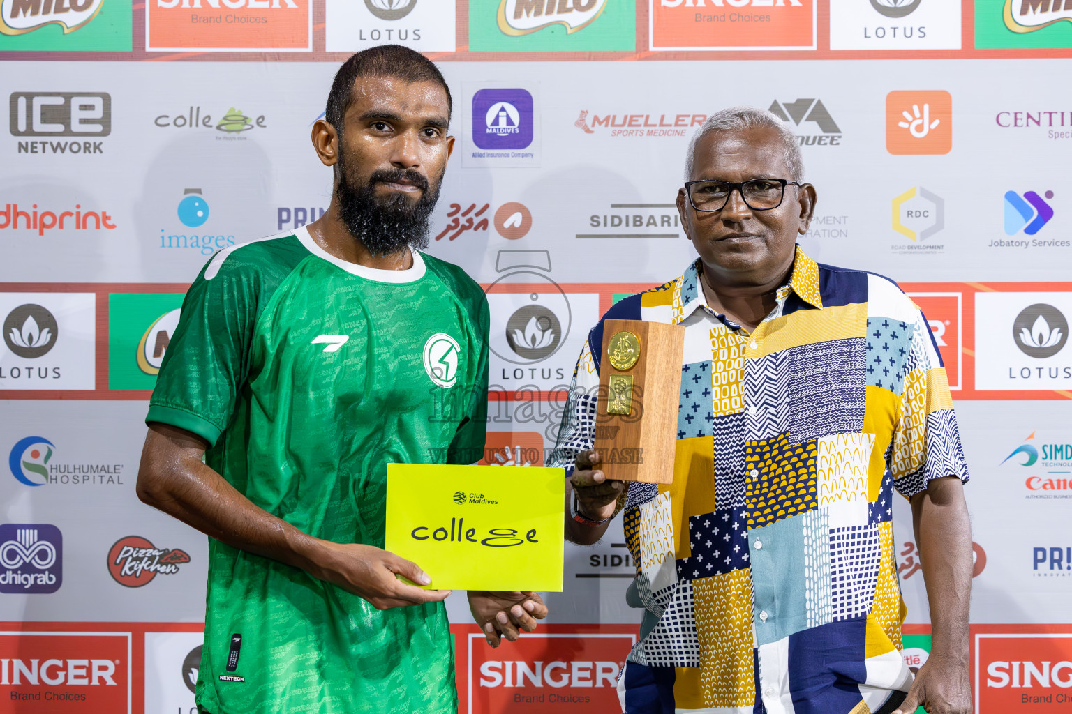 Club HDC vs Club Aasandha in Club Maldives Cup 2024 held in Rehendi Futsal Ground, Hulhumale', Maldives on Tuesday, 1st October 2024. Photos: Ismail Thoriq / images.mv