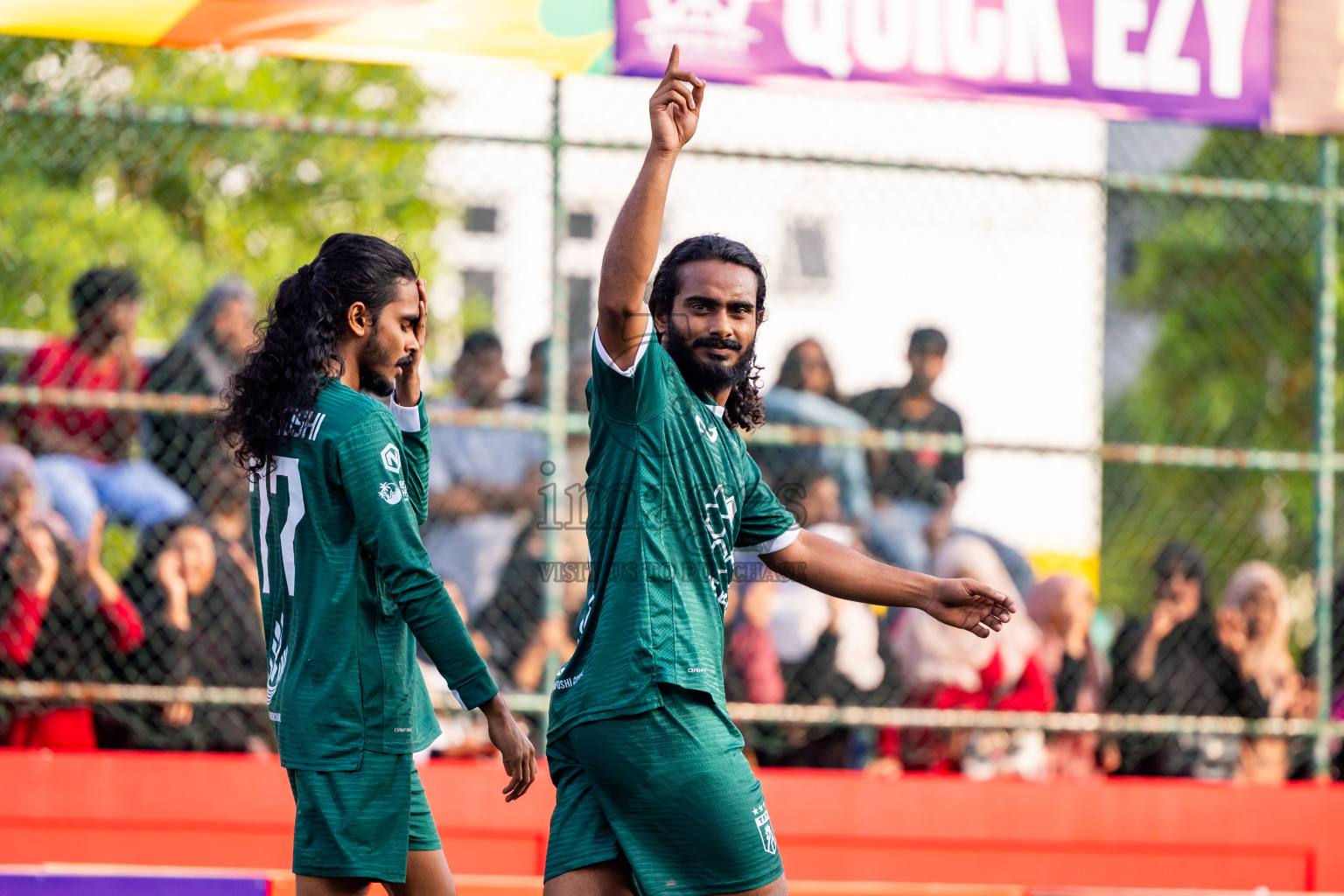 Th Thimarafushi vs Th Vilufushi in Day 14 of Golden Futsal Challenge 2025 was held on Saturday, 18th January 2025, in Hulhumale', Maldives. Photos: Nausham Waheed / images.mv