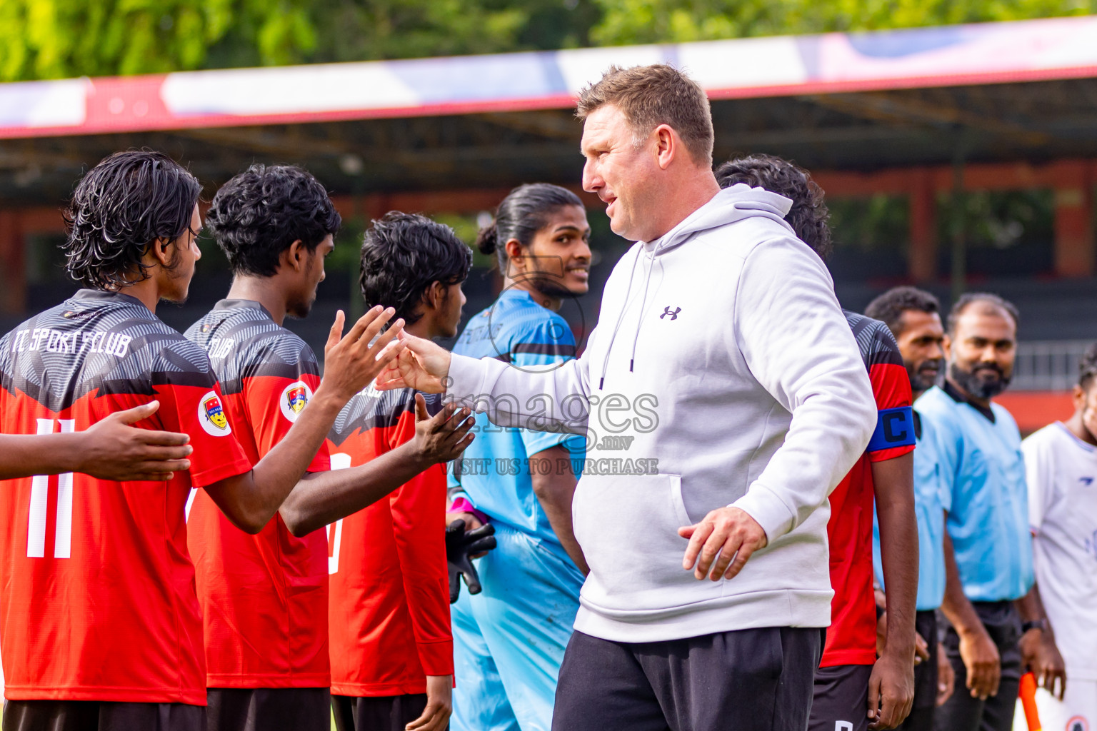 TC Sports Club vs Ode Sports Club in day 1 of Under 19 Youth Championship 2024 was held at National Stadium in Male', Maldives on Sunday, 9th June 2024. Photos: Nausham Waheed / images.mv