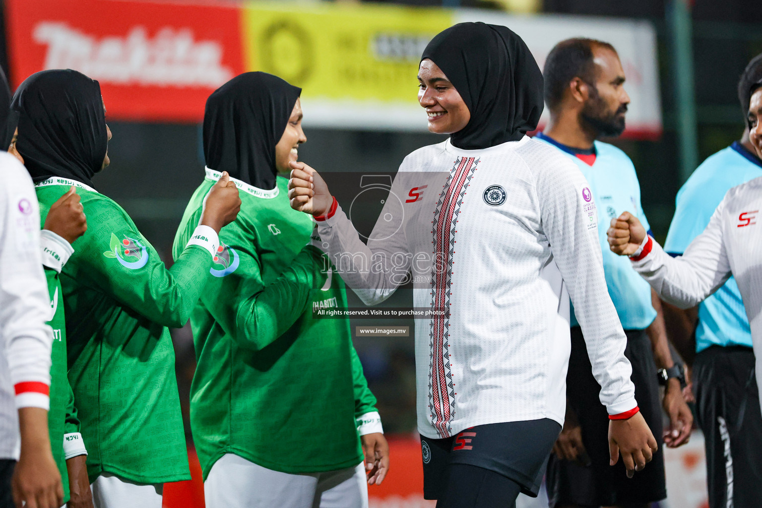 Hulhumale Hospital vs Prison RC in 18/30 Futsal Fiesta Classic 2023 held in Hulhumale, Maldives, on Monday, 17th July 2023 Photos: Nausham Waheed / images.mv