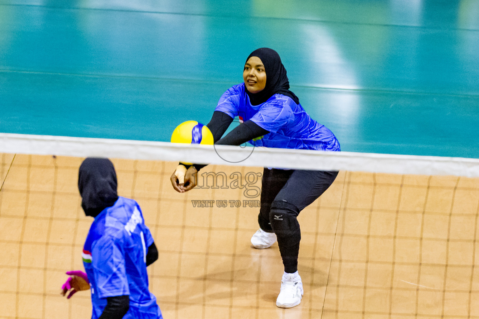 Day 3 of Women's Division of Milo VAM Cup 2024 held in Male', Maldives on Wednesday, 10th July 2024 at Social Center Indoor Hall Photos By: Nausham Waheed / images.mv