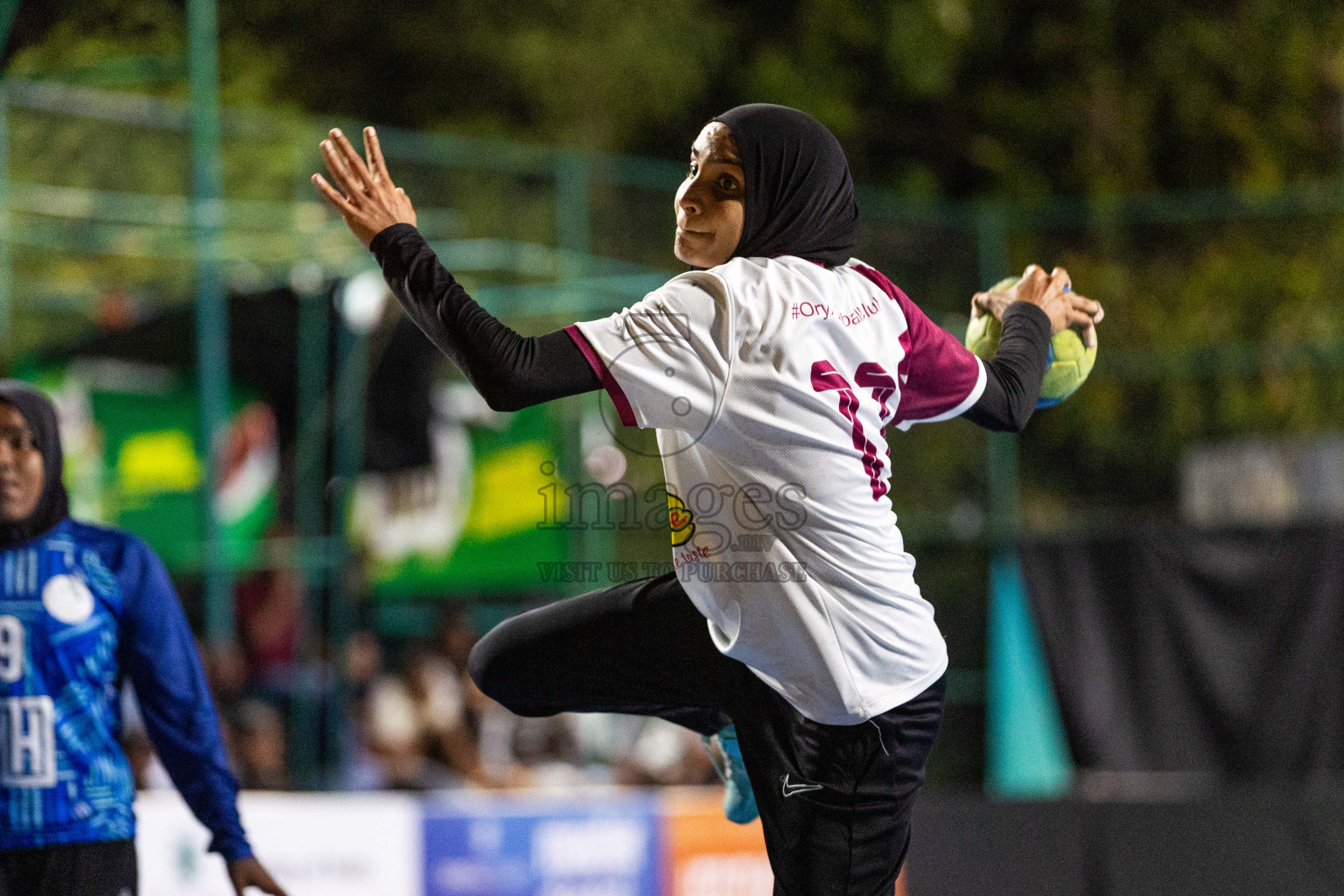 Day 14 of 10th National Handball Tournament 2023, held in Handball ground, Male', Maldives on Monday, 11th December 2023 Photos: Nausham Waheed/ Images.mv