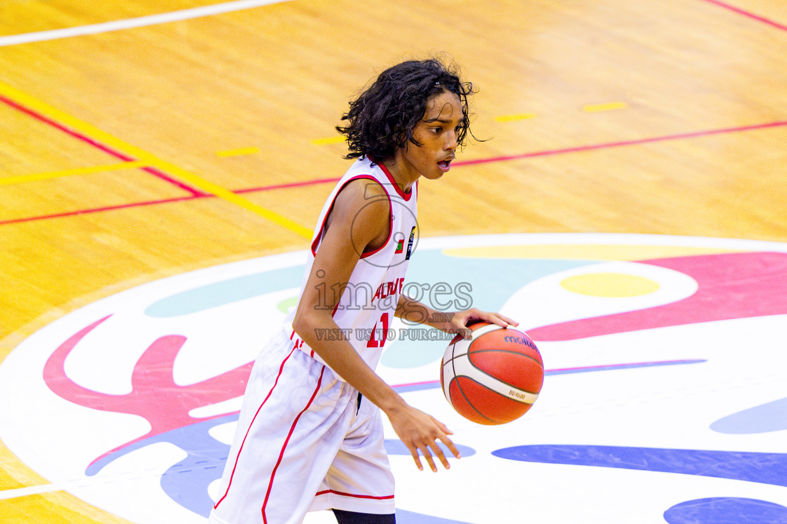 Maldives vs India in Day 2 of Under 16 Asian Cup SABA Qualifiers 2025 was held in Social Center, Male', Maldives on Friday, 13th June 2025. Photos: Nausham Waheed / images.mv