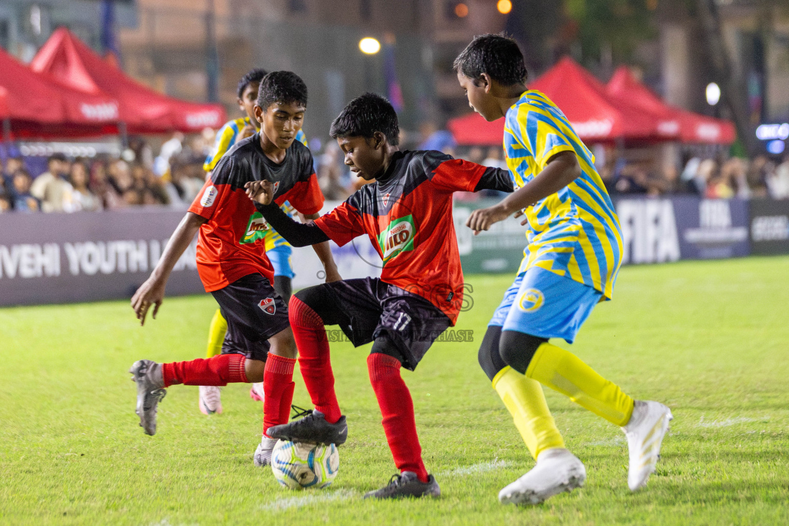 TC vs Valencia  (U12) in Day 5 of Dhivehi Youth League 2024 held at Henveiru Stadium on Friday 29th November 2024. Photos: Shuu Abdul Sattar/ Images.mv