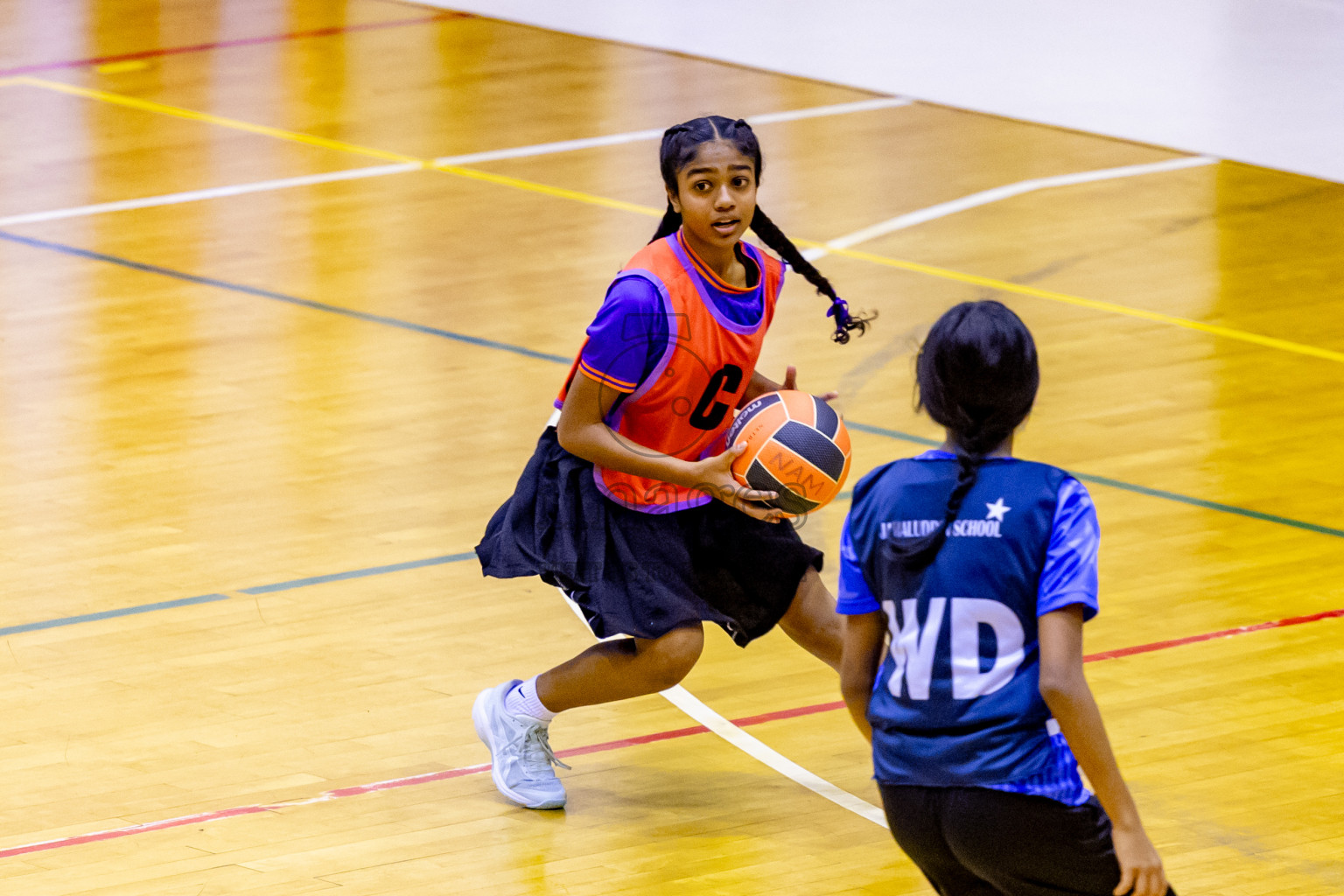 Day 10 of 25th Inter-School Netball Tournament was held in Social Center at Male', Maldives on Tuesday, 20th August 2024. Photos: Nausham Waheed / images.mv