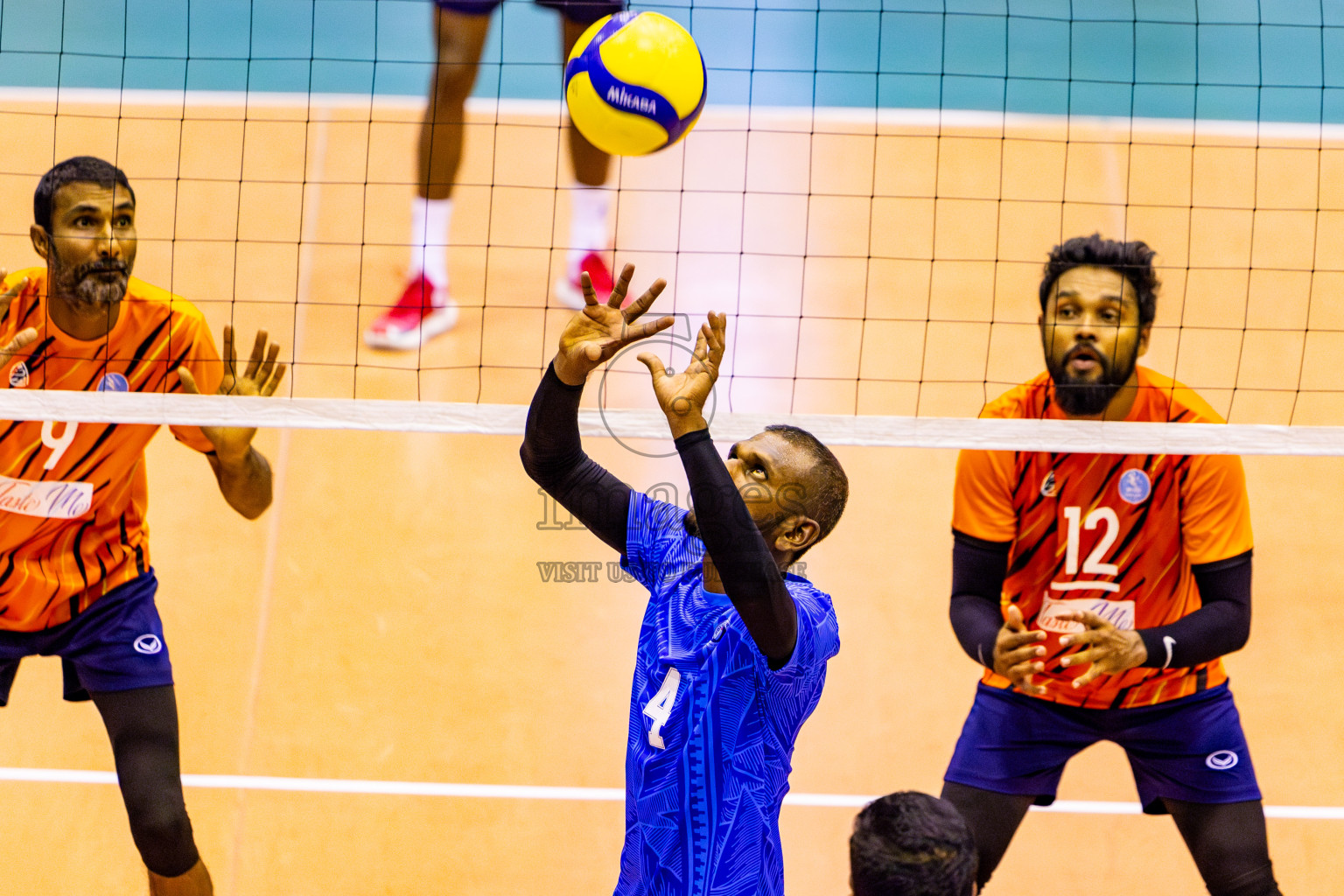 Sports Club City vs Police Club in Day 3 of MILO VAM Cup 2024 Men's Division was held in Social Center Indoor Hall on Wednesday, 30th October 2024. Photos: Nausham Waheed / images.mv