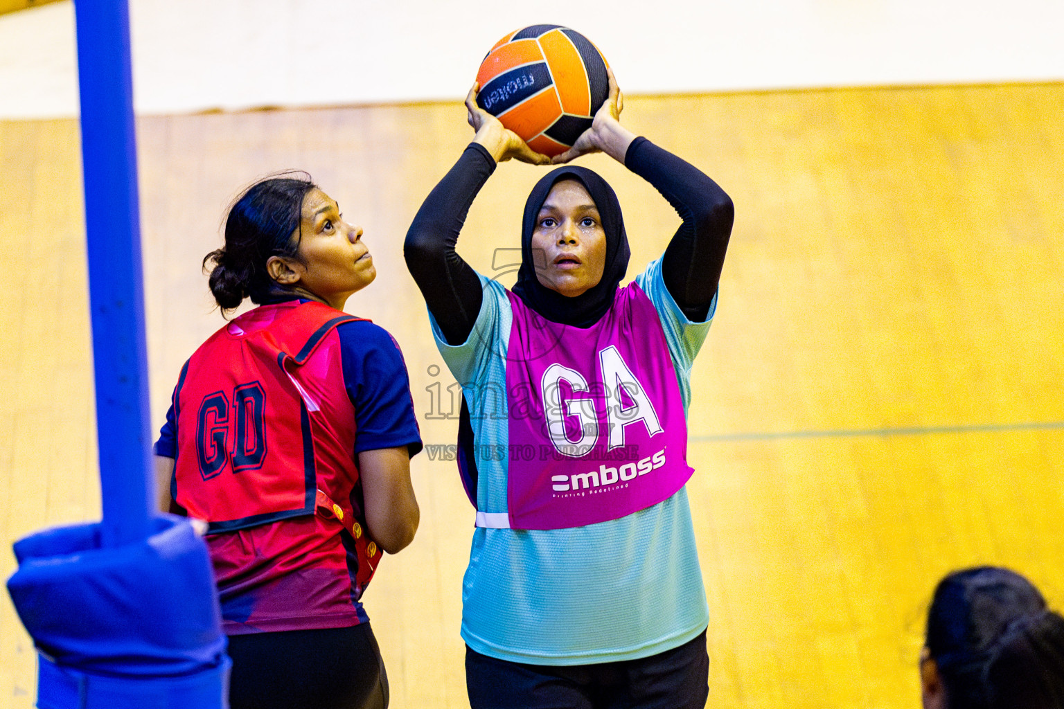 MV Netters vs Club Matrix in Day 4 of 21st National Netball Tournament was held in Social Canter at Male', Maldives on Sunday, 19th May 2024. Photos: Nausham Waheed / images.mv