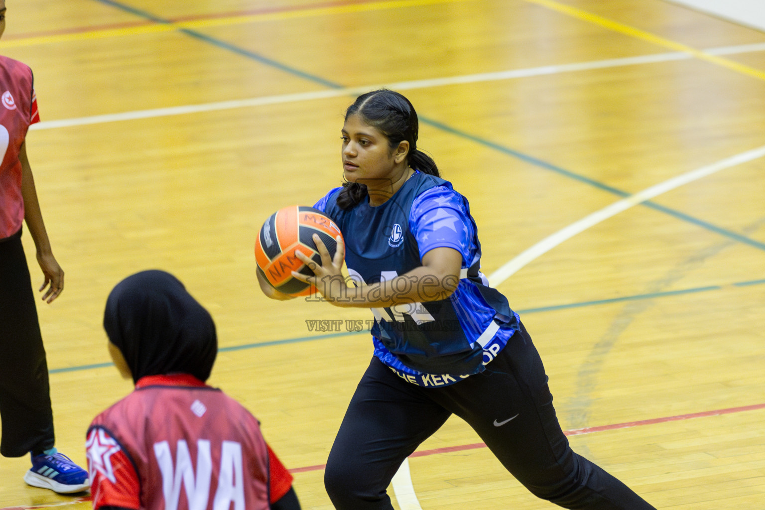 Day 2 of 25th Inter-School Netball Tournament was held in Social Center at Male', Maldives on Saturday, 10th August 2024. Photos: Nausham Waheed/ Mohamed Mahfooz Moosa / images.mv