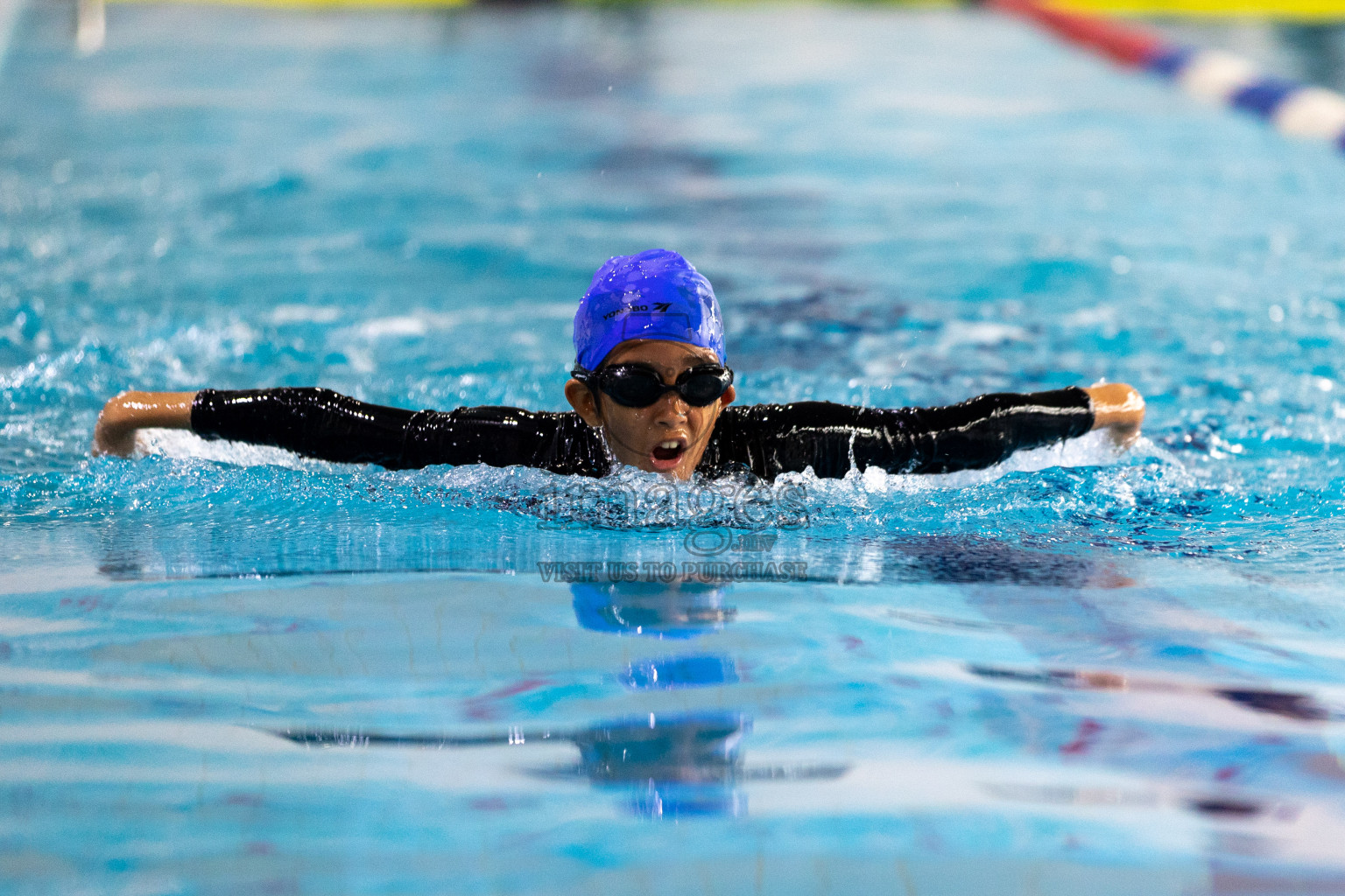 Day 7 of 4th National Kids Swimming Festival 2023 on 7th December 2023, held in Hulhumale', Maldives Photos: Mohamed Mahfooz Moosa / Images.mv