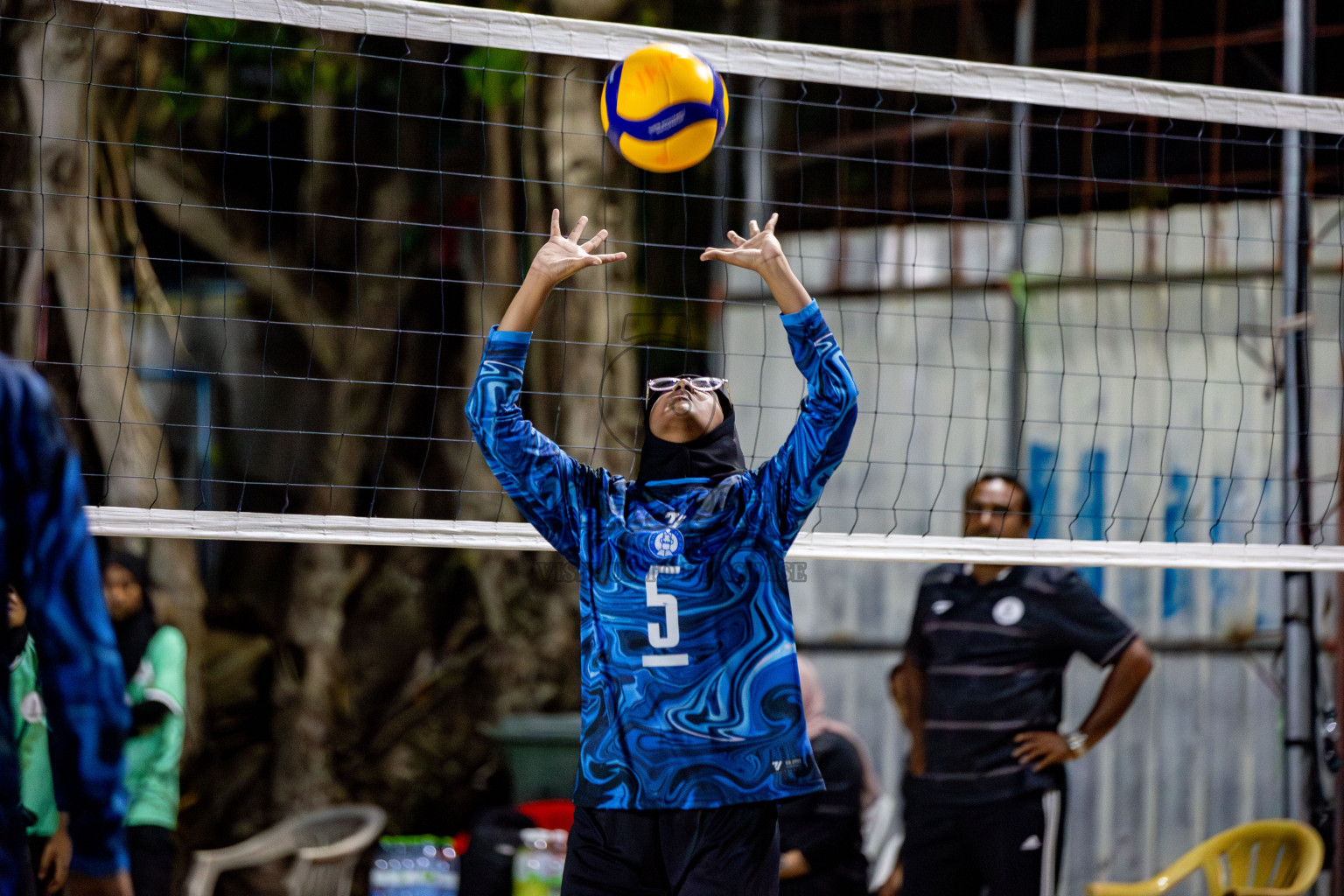 U19 Male and Atoll Girl's Finals in Day 9 of Interschool Volleyball Tournament 2024 was held in ABC Court at Male', Maldives on Saturday, 30th November 2024. Photos: Hassan Simah / images.mv