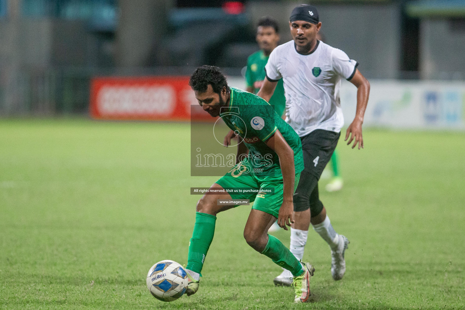 Maziya Sports and Recreation Club vs Super United Sports in Ooredoo Dhivehi Premier League 2021/22 on 12th July 2022, held in National Football Stadium, Male', Maldives Photos: Maanish/ Images mv