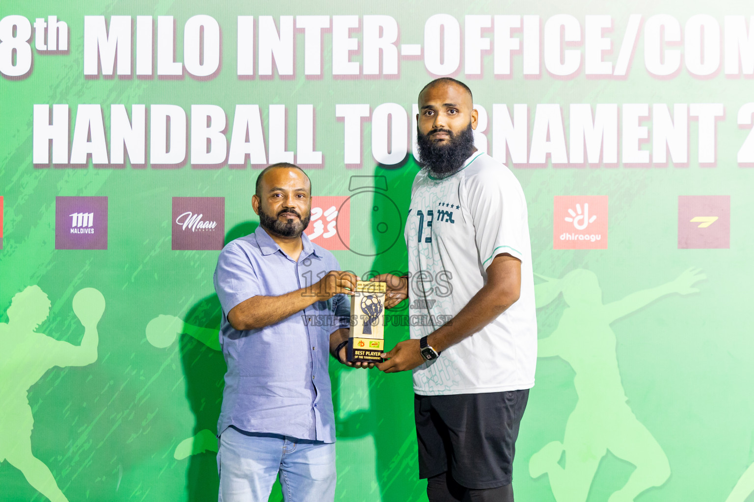 1st Division Final of 8th Inter-Office/Company Handball Tournament 2024, held in Handball ground, Male', Maldives on Tuesday, 11th September 2024 Photos: Nausham Waheed/ Images.mv