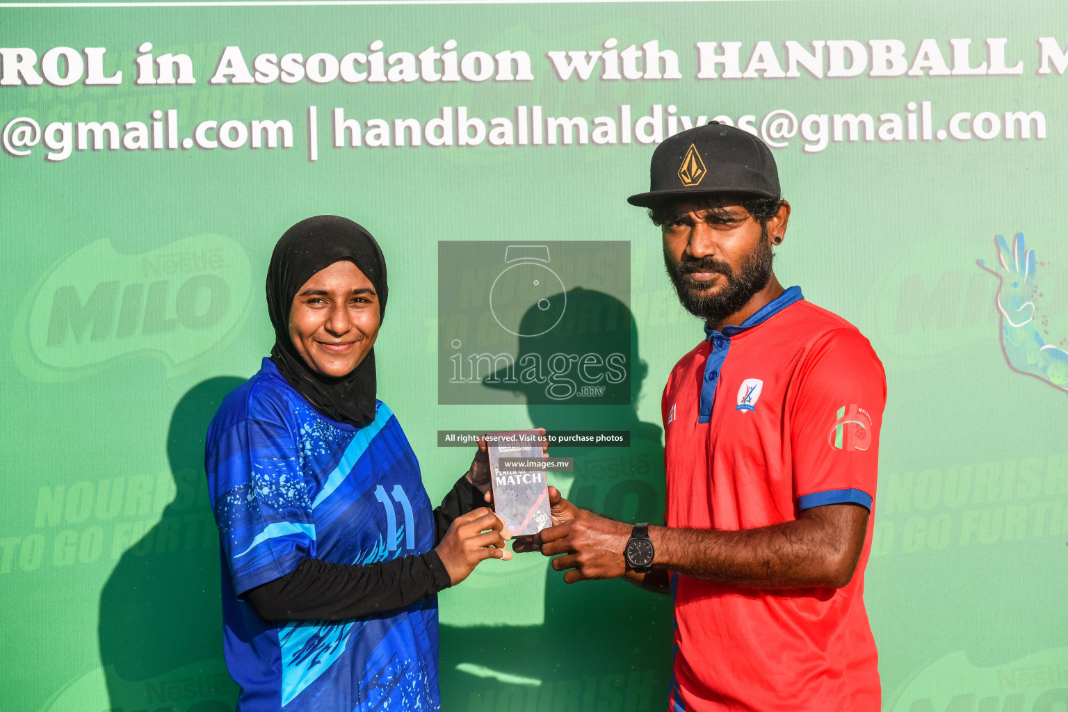 Day 7 of MILO 6th Inter Office Handball Tournament 2022 Photos by Nausham waheed