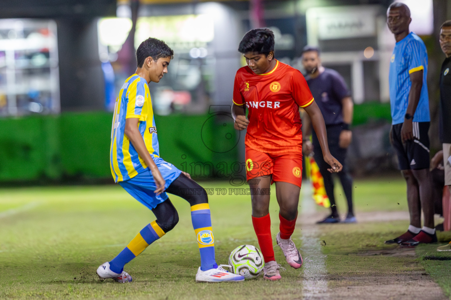 Dhivehi Youth League 2024 - Day 1. Matches held at Henveiru Stadium on 21st November 2024 , Thursday. Photos: Shuu Abdul Sattar/ Images.mv