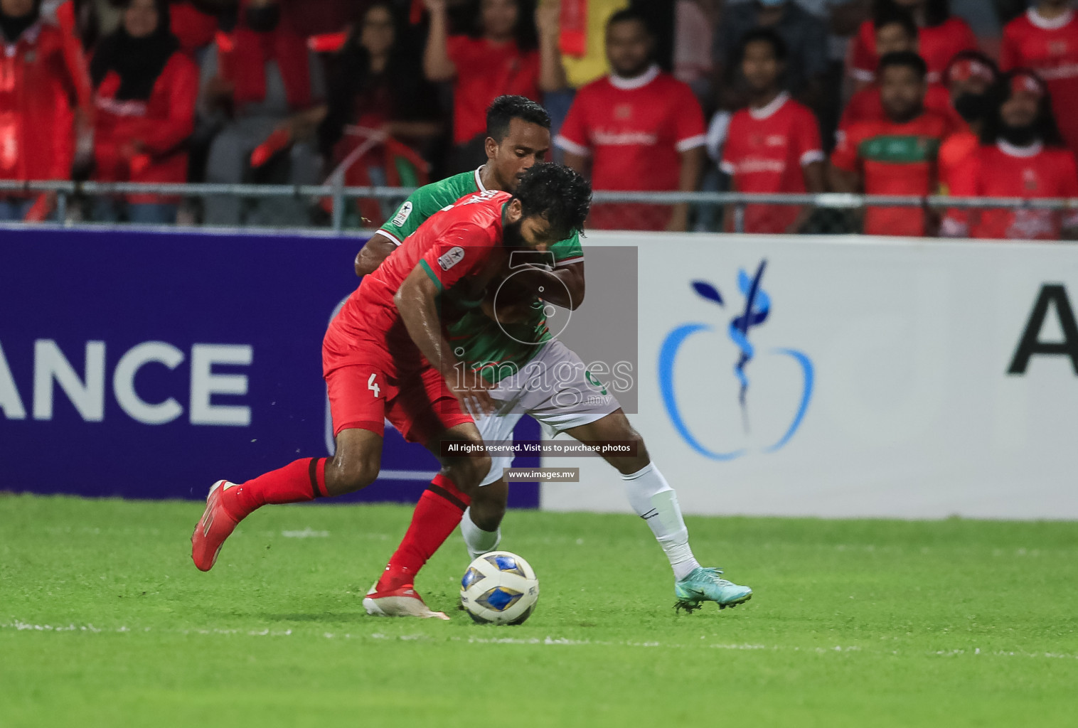 Maldives vs Bangladesh in SAFF Championship 2021 held on 7th October 2021 in Galolhu National Stadium, Male', Maldives