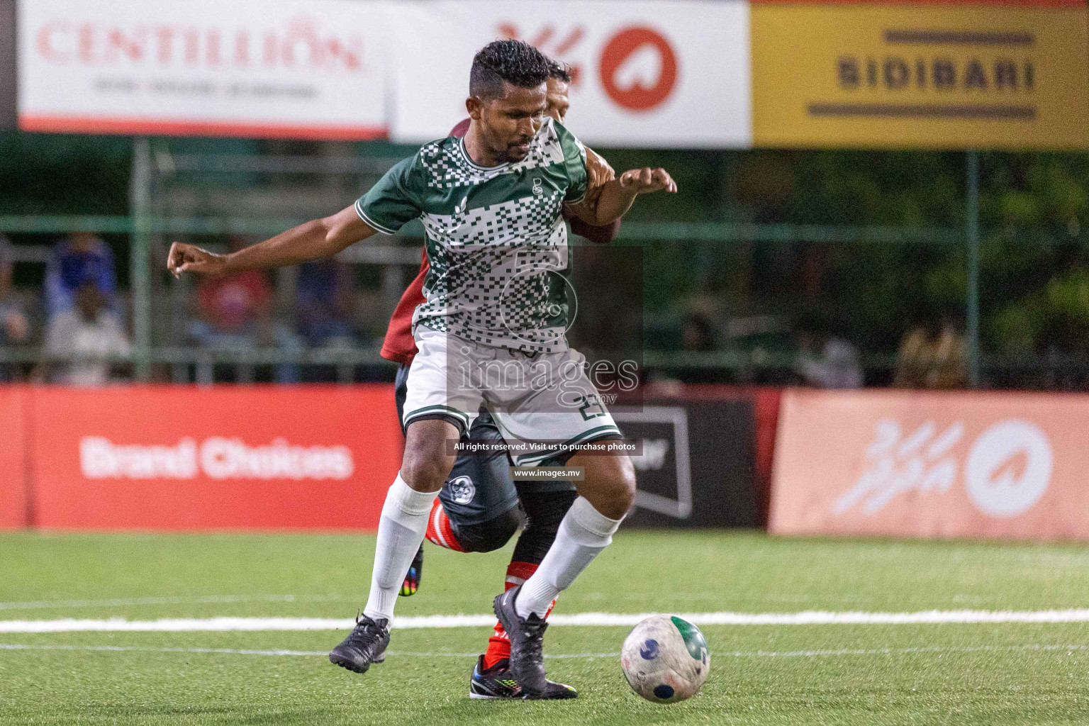 President's Office SC vs Club 220 in Club Maldives Cup Classic 2023 held in Hulhumale, Maldives, on Monday, 24th July 2023. Photos: Ismail Thoriq / images.mv