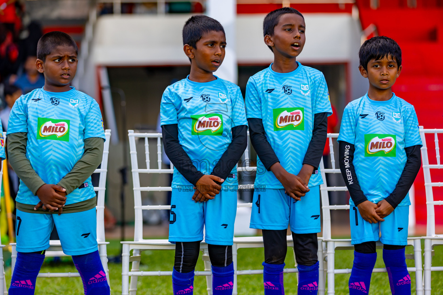 Day 2 of MILO Kids Football Fiesta was held at National Stadium in Male', Maldives on Saturday, 24th February 2024.