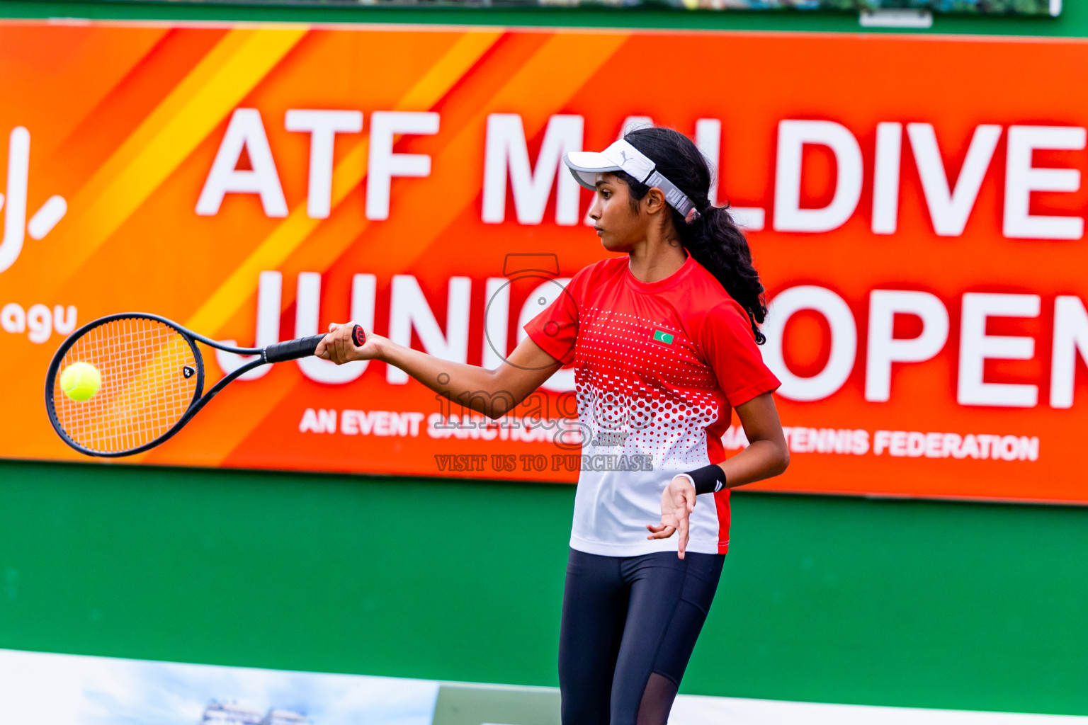 Day 5 of ATF Maldives Junior Open Tennis was held in Male' Tennis Court, Male', Maldives on Monday, 16th December 2024. Photos: Nausham Waheed/ images.mv