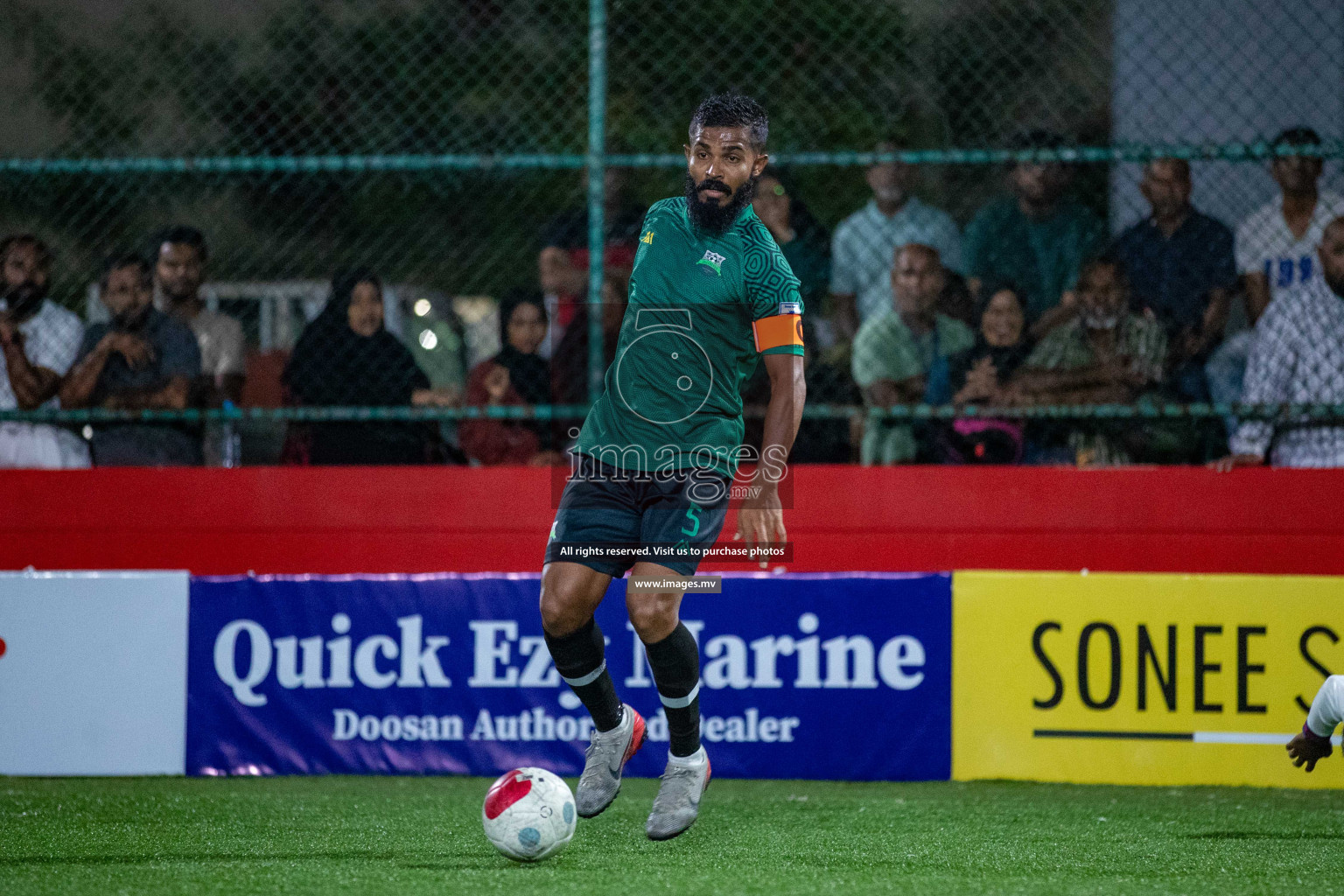 GA. Dhaandhoovs vs GA. Nilandhoo in Day 2 of Golden Futsal Challenge 2023 on 06 February 2023 in Hulhumale, Male, Maldives