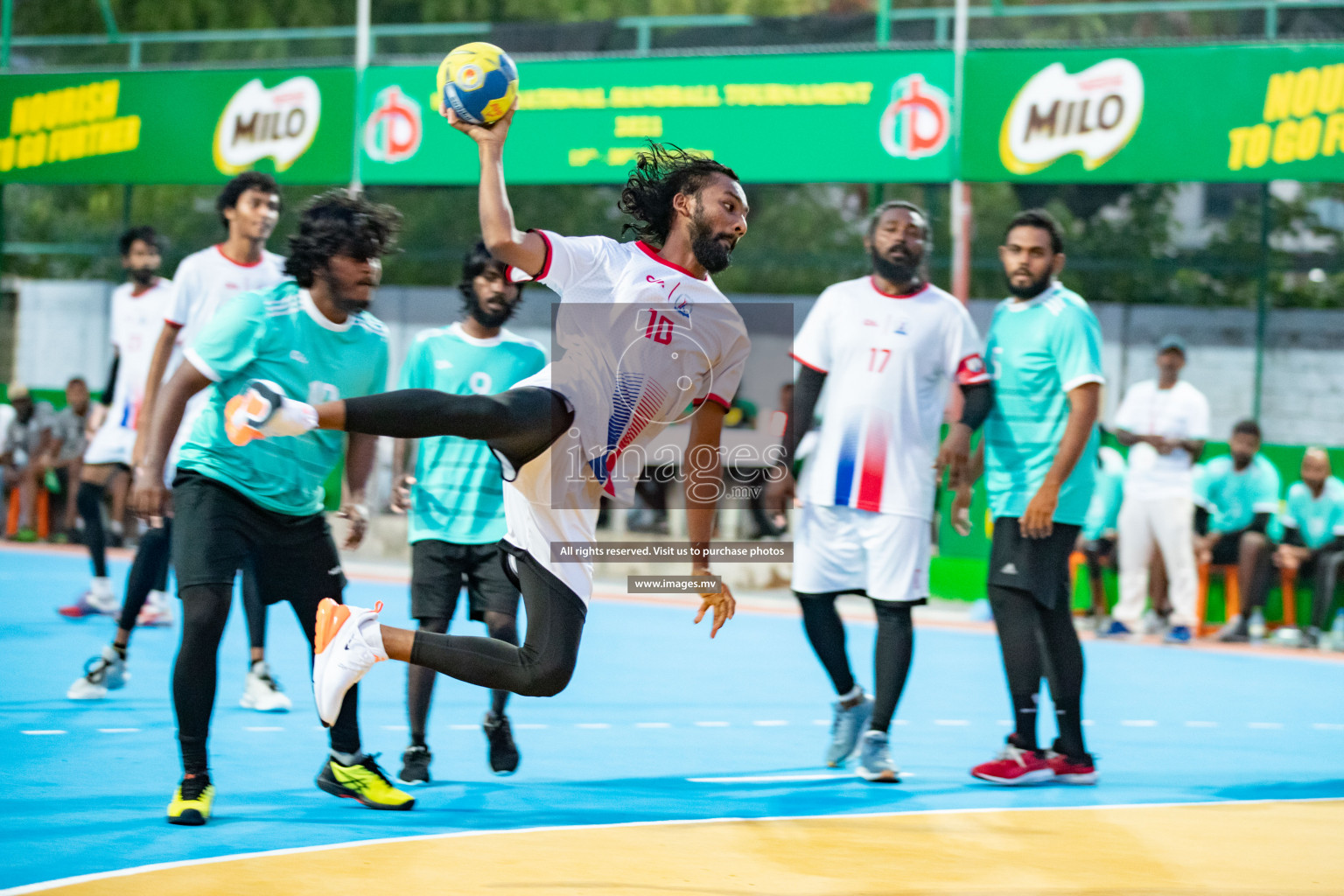 Milo 8th National Handball Tournament Day 4, 18th December 2021, at Handball Ground, Male', Maldives. Photos by Hassan Simah