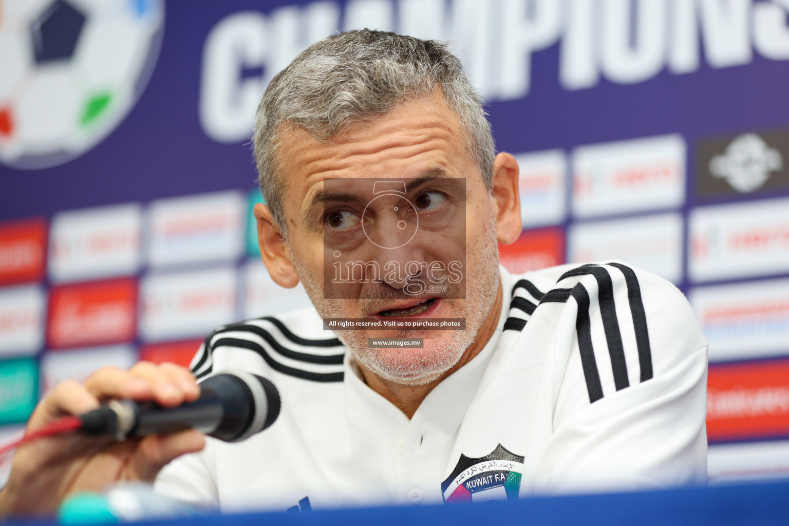 Saff Championship Final Pre-match press conference held in Sree Kanteerava Stadium, Bengaluru, India, on Monday, 3rd July 2023. Photos: Nausham Waheed / images.mv