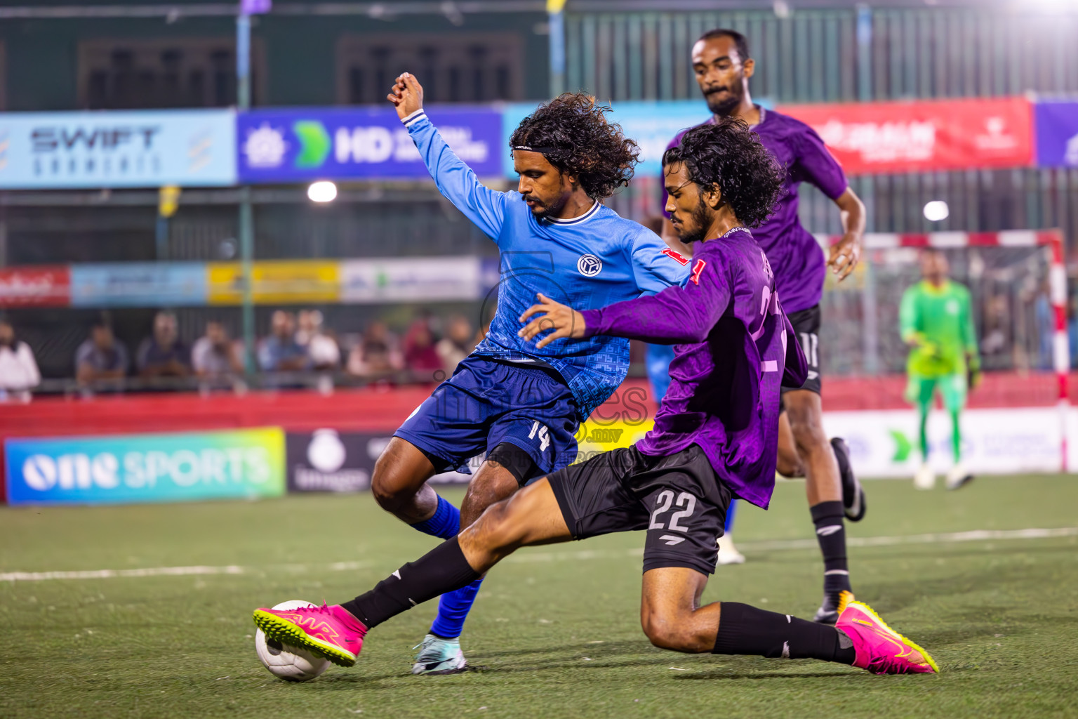 GA Kanduhulhudhoo vs GA Gemanafushi in Day 27 of Golden Futsal Challenge 2024 was held on Saturday , 10th February 2024 in Hulhumale', Maldives
Photos: Ismail Thoriq / images.mv