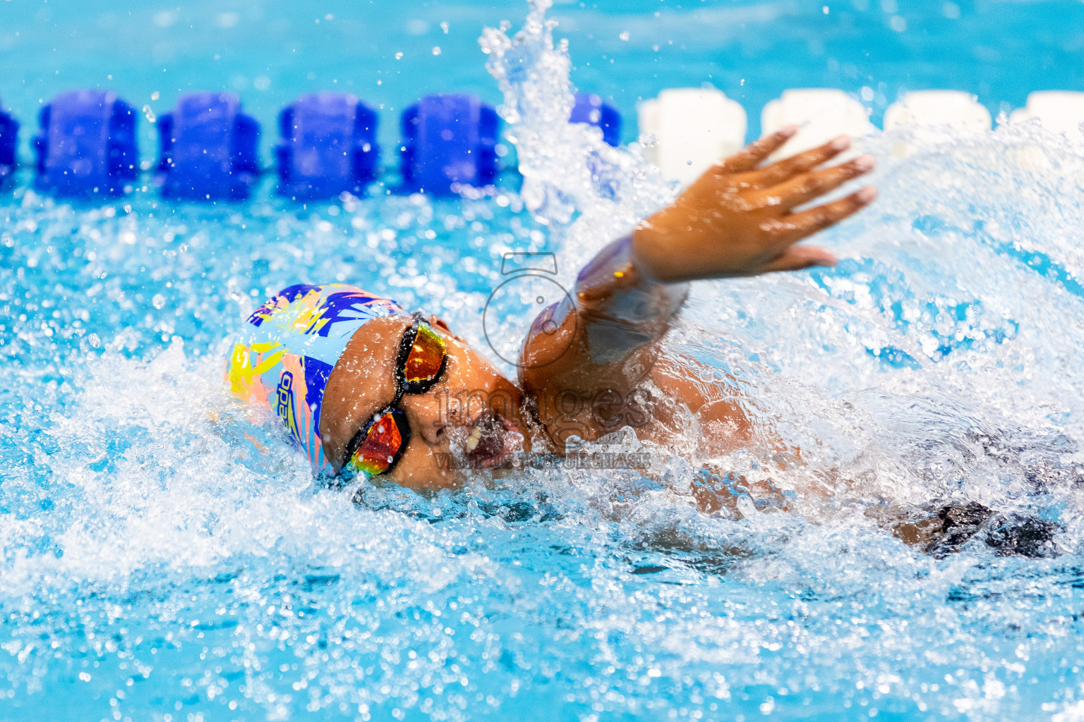 Day 2 of BML 6th National Kids Swimming Kids Festival 2025 held in Hulhumale', Maldives on Tuesday, 4th November 2024. Photos: Mohamed Mahfooz Moosa / images.mv
