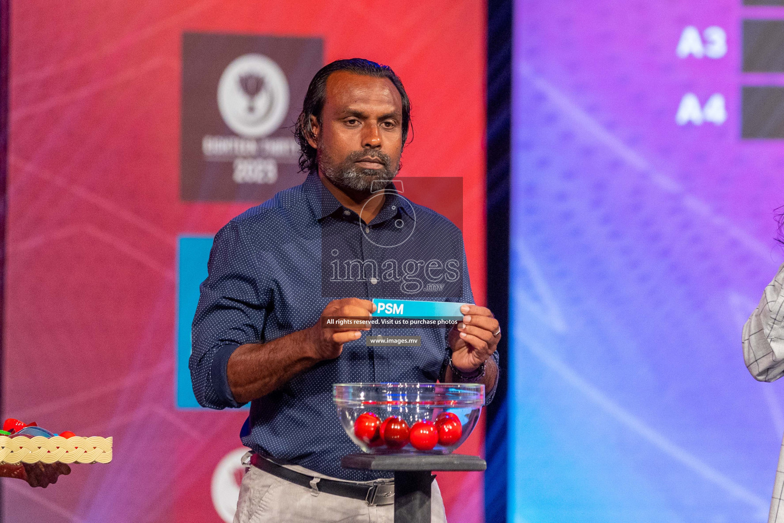 Draw ceremony of Club Maldives 2023 was held on Thursday, 6th July 2023 at PSM Studio in Male', Maldives.  Photos: Ismail Thoriq / images.mv