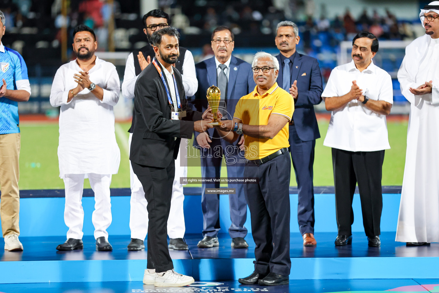 Kuwait vs India in the Final of SAFF Championship 2023 held in Sree Kanteerava Stadium, Bengaluru, India, on Tuesday, 4th July 2023. Photos: Nausham Waheed / images.mv