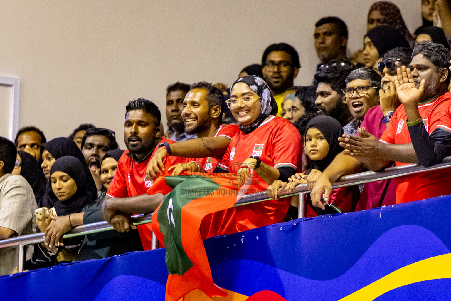 Final of CAVA Woman's Volleyball Challenge Cup 2024 was held in Social Center, Male', Maldives on Wednesday, 11th September 2024. Photos: Nausham Waheed / images.mv