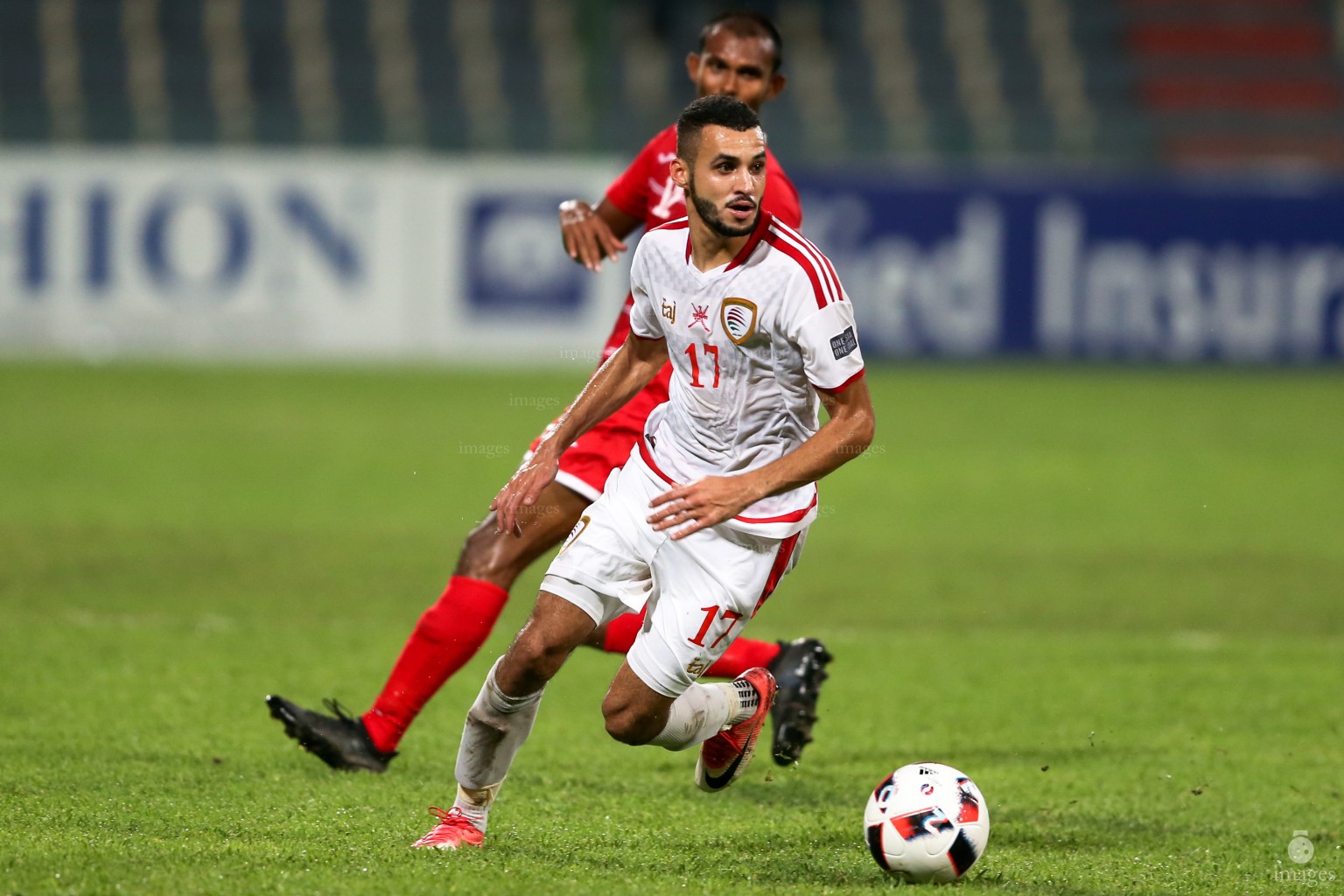 Asian Cup Qualifier between Maldives and Oman in National Stadium, on 10 October 2017 Male' Maldives. ( Images.mv Photo: Abdulla Abeedh )