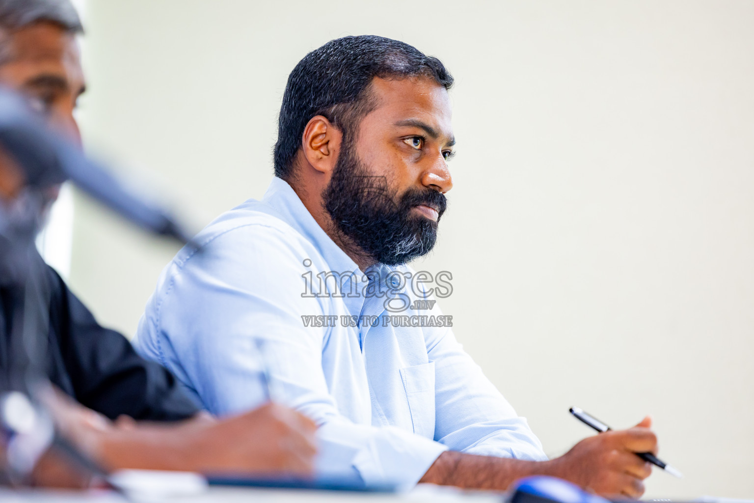 Press conference by FAM Normalization Committee was held at National Stadium in Male', Maldives on Sunday, 18th September 2024. Photos: Nausham Waheed / images.mv