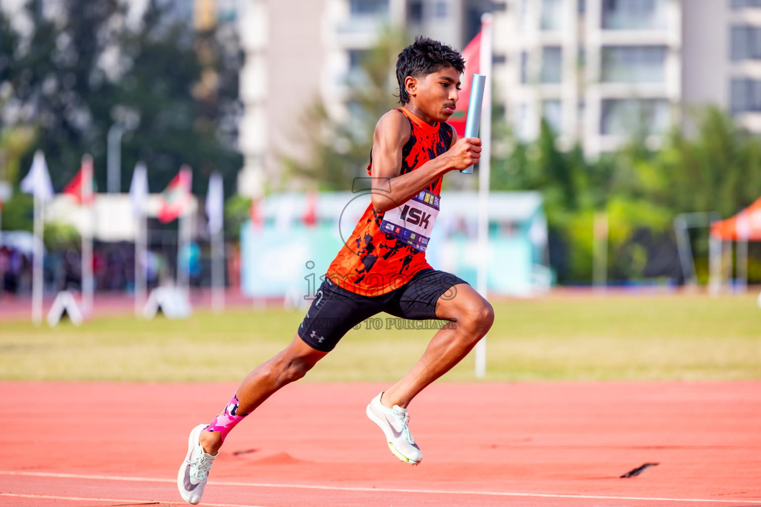 Day 5 of MWSC Interschool Athletics Championships 2024 held in Hulhumale Running Track, Hulhumale, Maldives on Wednesday, 13th November 2024. Photos by: Nausham Waheed / Images.mv