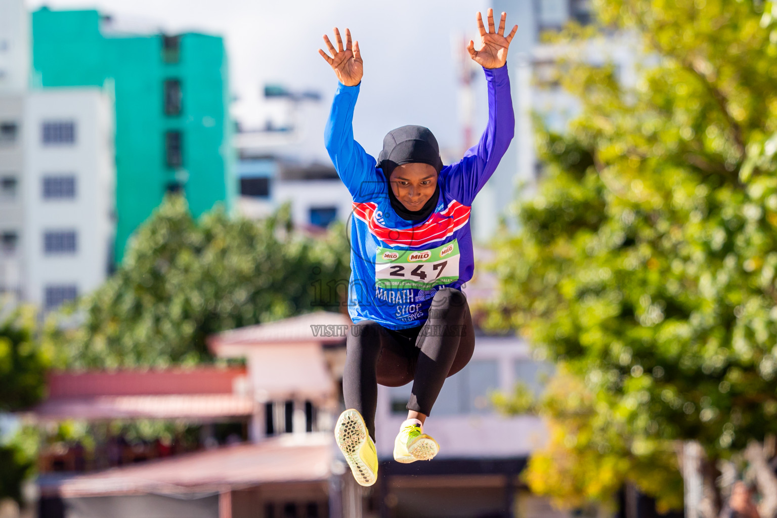 Day 2 of National Athletics Championship 2025 was held at Ekuveni Running Ground in Male', Maldives on Friday, 15th August 2025. Photos: Nausham Waheed  / images.mv