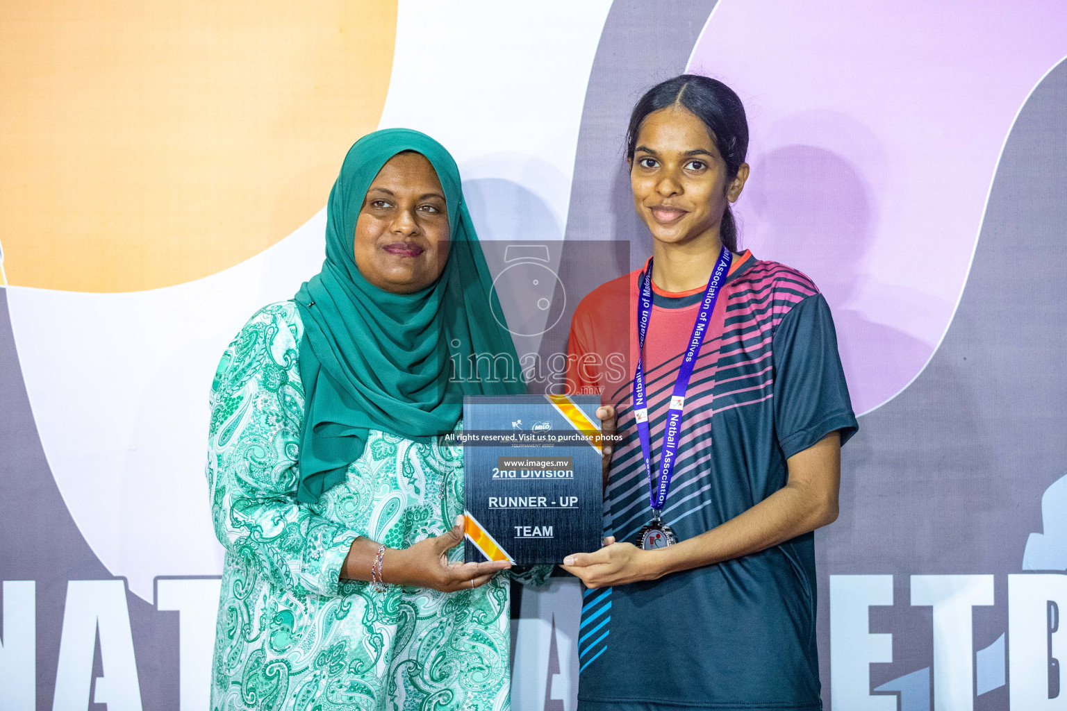 Day 6 of 20th Milo National Netball Tournament 2023, held in Synthetic Netball Court, Male', Maldives on 4th June 2023 Photos: Nausham Waheed/ Images.mv